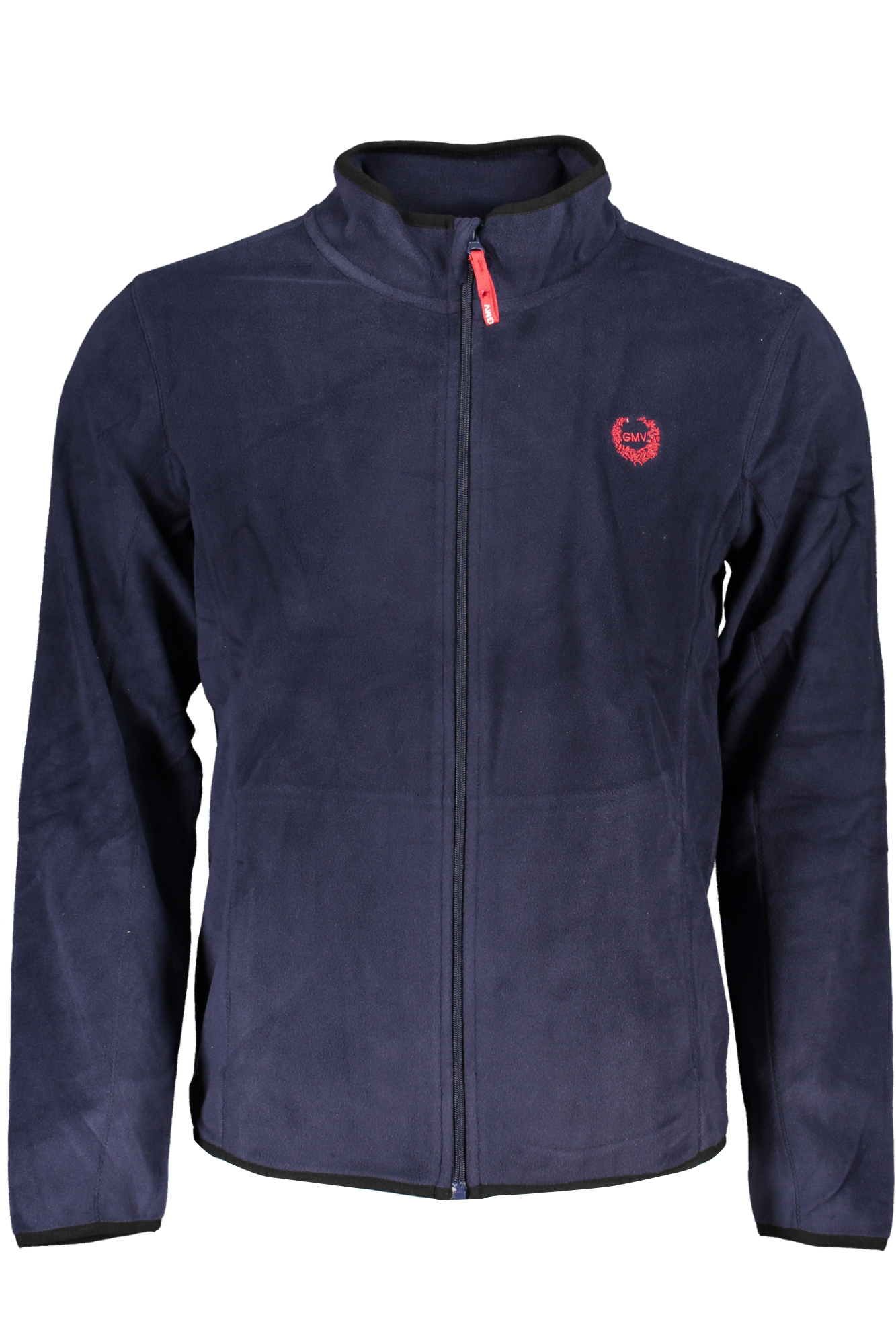 GIAN MARCO VENTURI MEN BLUE ZIP SWEATSHIRT GIAN MARCO VENTURI MEN BLUE ZIP SWEATSHIRT