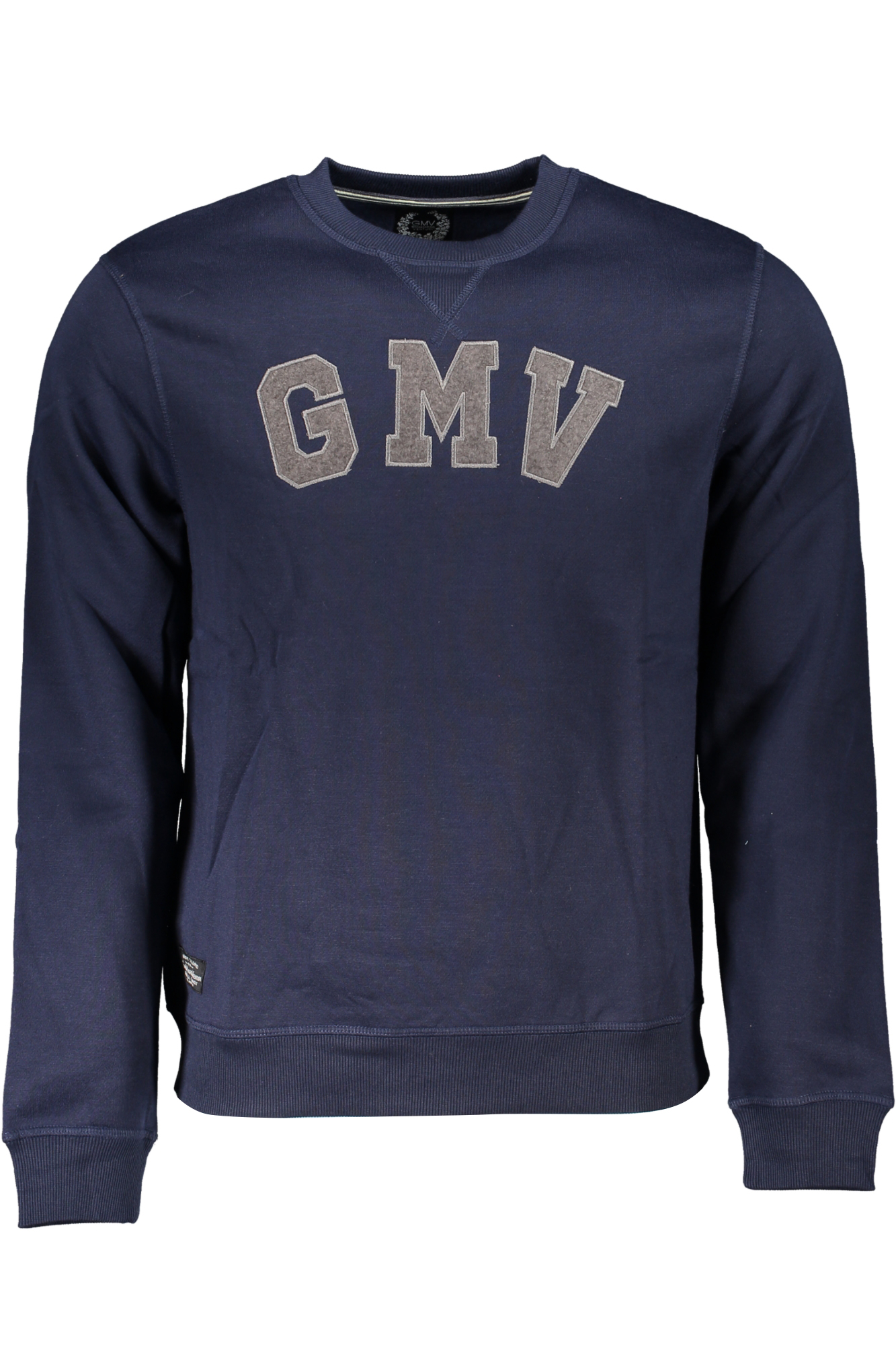 GIAN MARCO VENTURI MEN BLUE ZIPLESS SWEATSHIRT GIAN MARCO VENTURI MEN BLUE ZIPLESS SWEATSHIRT