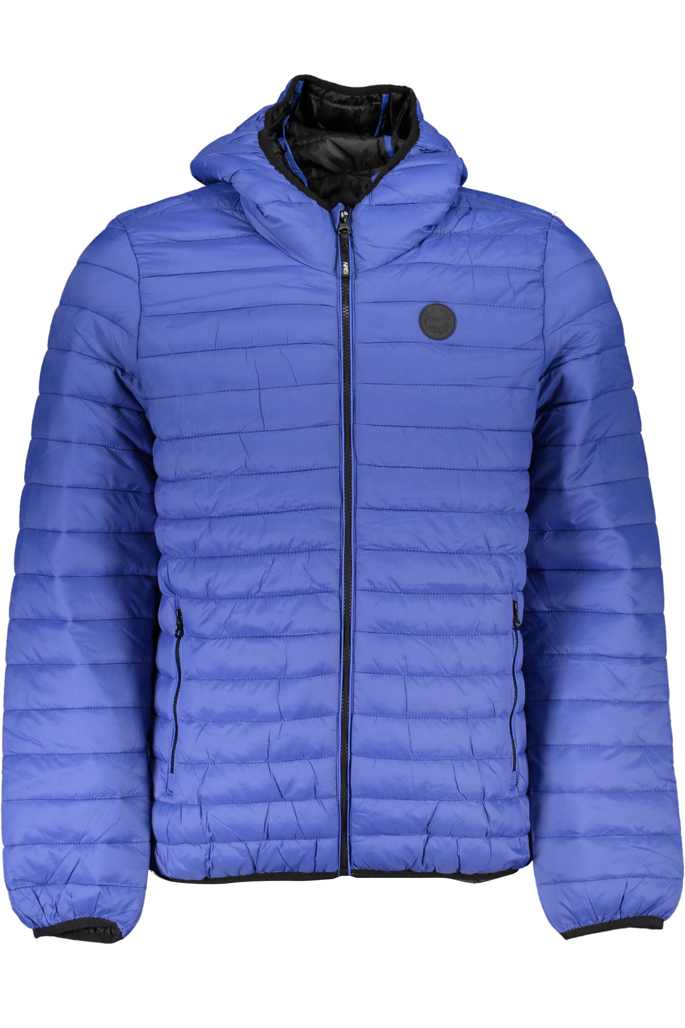 GIAN MARCO VENTURI BLUE MEN JACKET GIAN MARCO VENTURI BLUE MEN JACKET