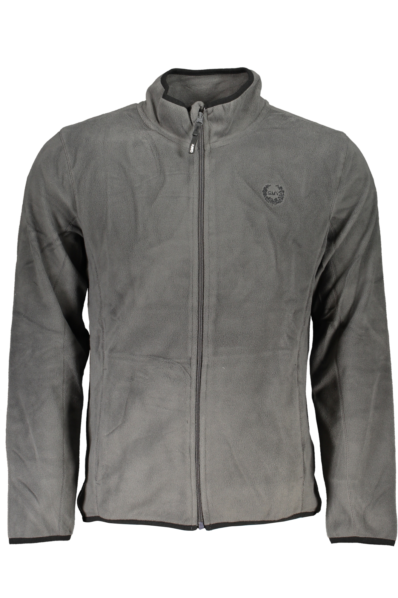 GIAN MARCO VENTURI MEN GRAY ZIP SWEATSHIRT GIAN MARCO VENTURI MEN GRAY ZIP SWEATSHIRT