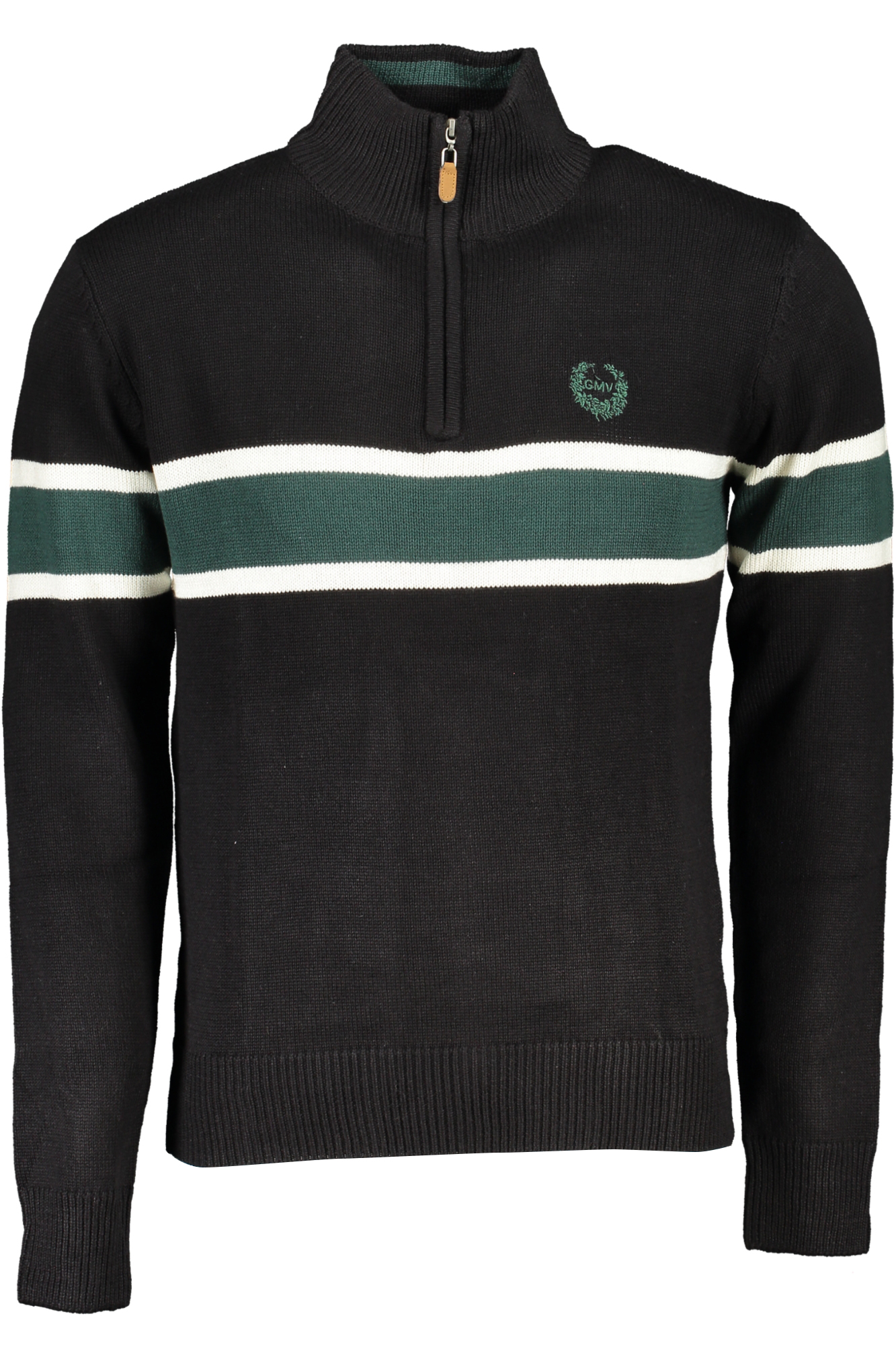 GIAN MARCO VENTURI MEN BLACK SWEATER GIAN MARCO VENTURI MEN BLACK SWEATER