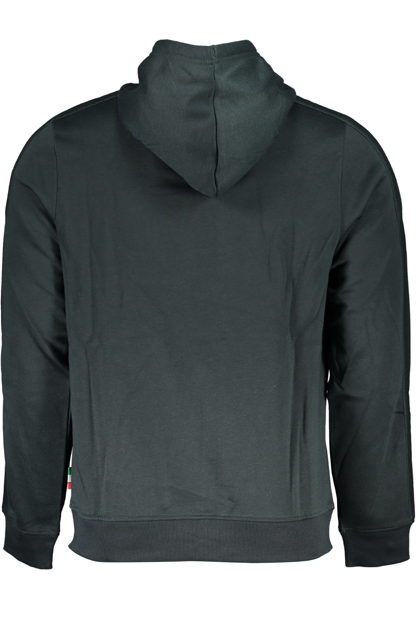 GIAN MARCO VENTURI MEN GREEN ZIP SWEATSHIRT