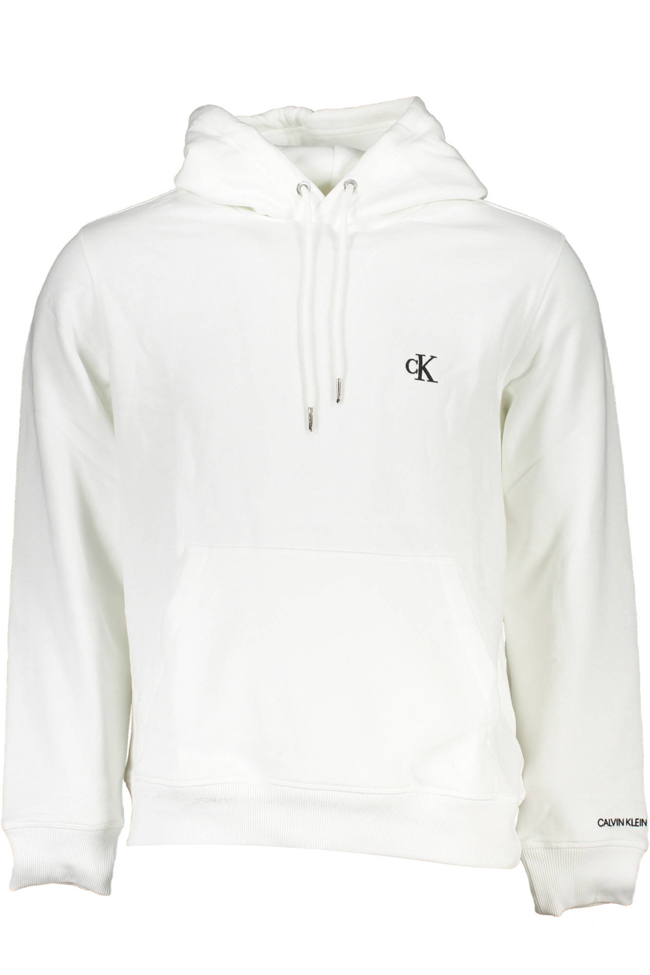 CALVIN KLEIN MEN WHITE ZIPLESS SWEATSHIRT CALVIN KLEIN MEN WHITE ZIPLESS SWEATSHIRT