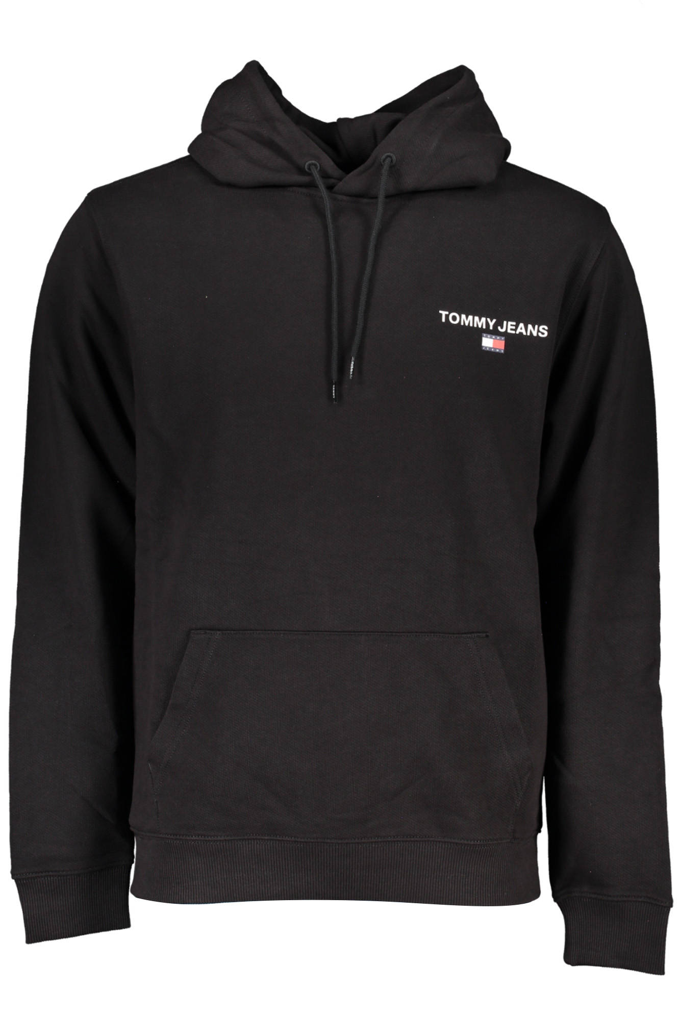 TOMMY HILFIGER MEN BLACK ZIPLESS SWEATSHIRT TOMMY HILFIGER MEN BLACK ZIPLESS SWEATSHIRT