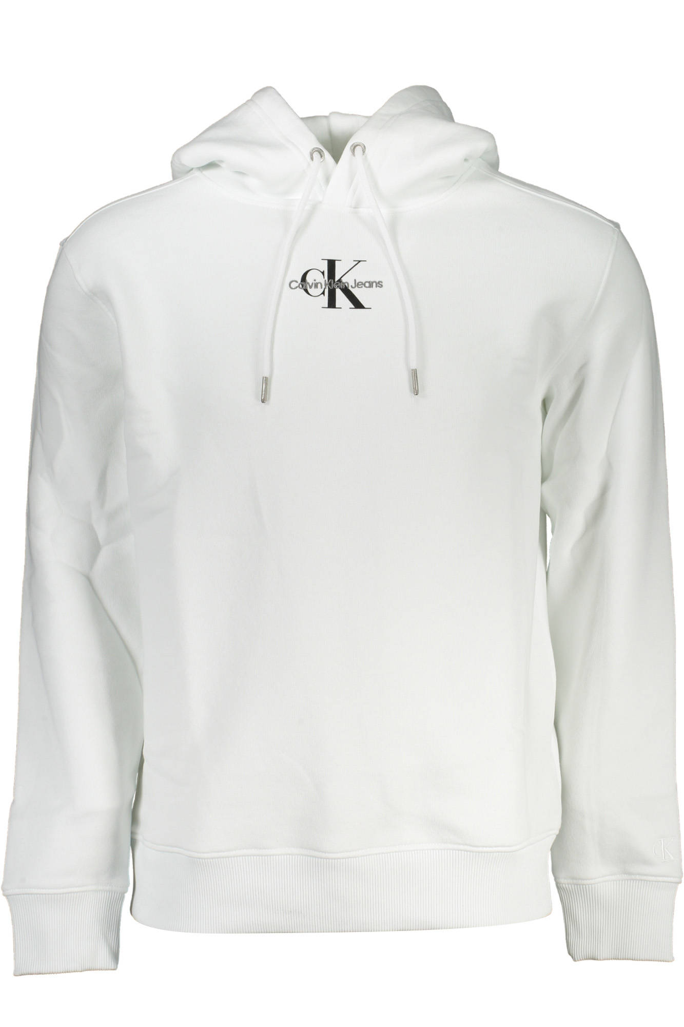 CALVIN KLEIN MEN WHITE ZIPLESS SWEATSHIRT CALVIN KLEIN MEN WHITE ZIPLESS SWEATSHIRT