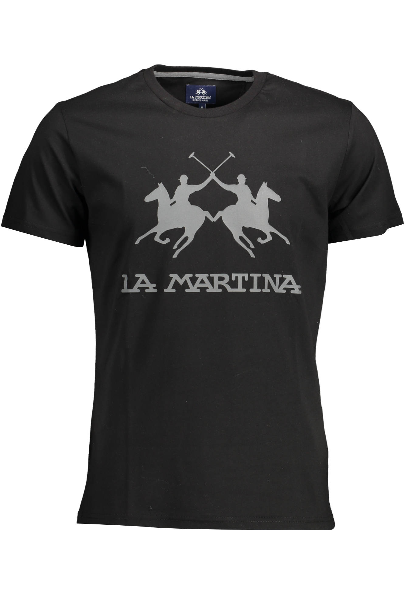 LA MARTINA MEN SHORT SLEEVE T-SHIRT BLACK