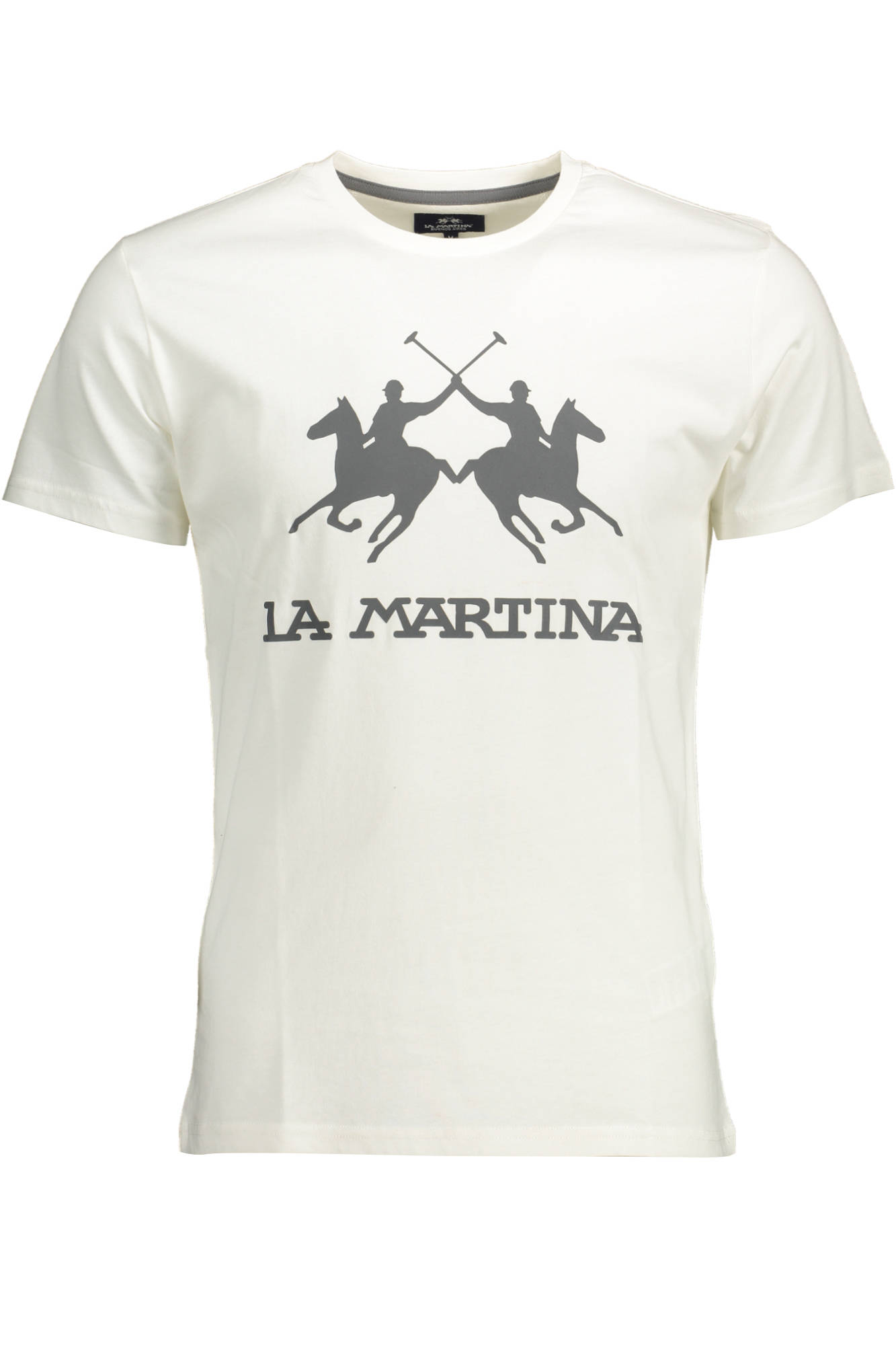 LA MARTINA MEN WHITE SHORT SLEEVE T-SHIRT LA MARTINA MEN WHITE SHORT SLEEVE T-SHIRT