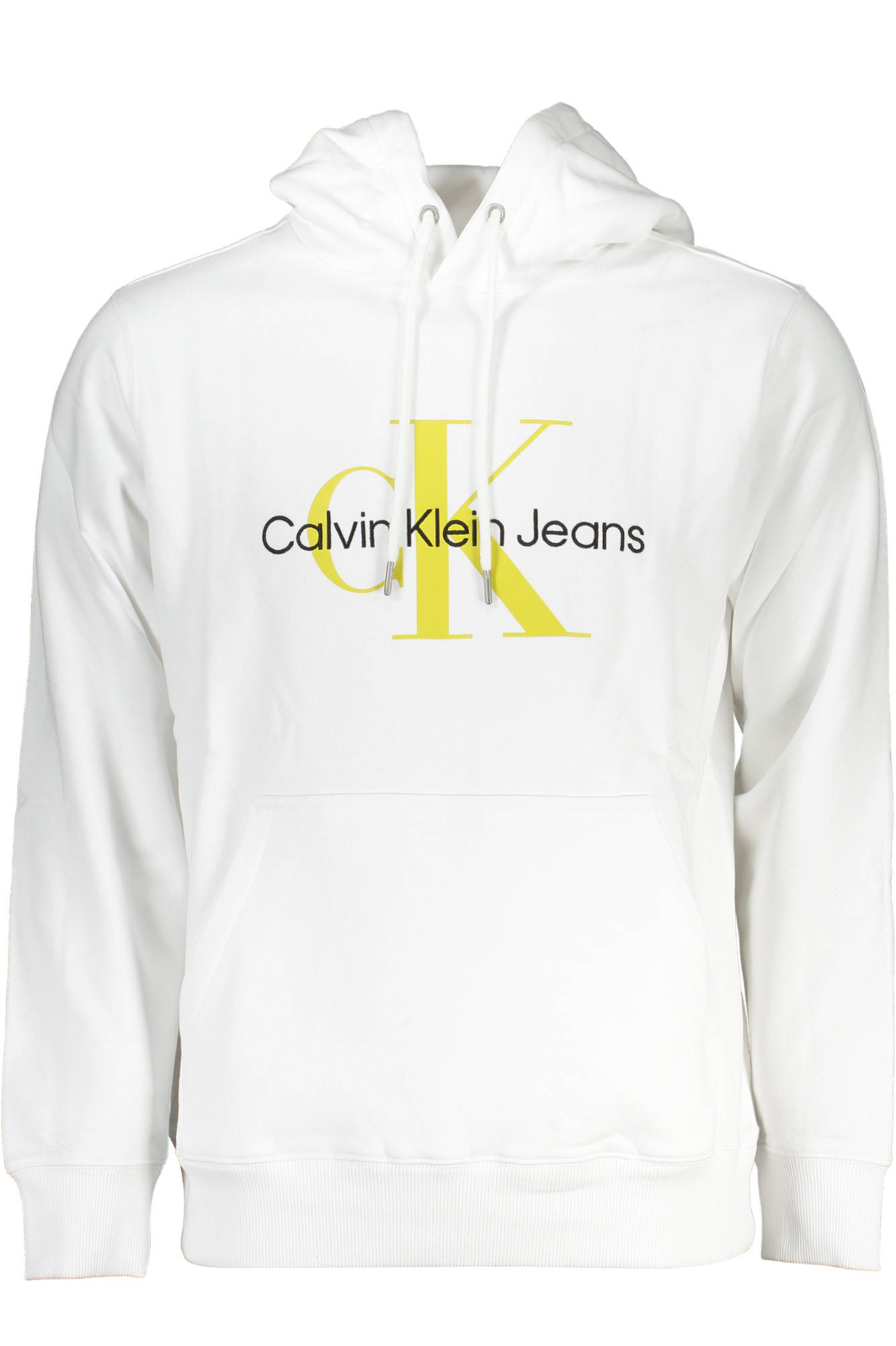 CALVIN KLEIN MEN WHITE ZIPLESS SWEATSHIRT CALVIN KLEIN MEN WHITE ZIPLESS SWEATSHIRT