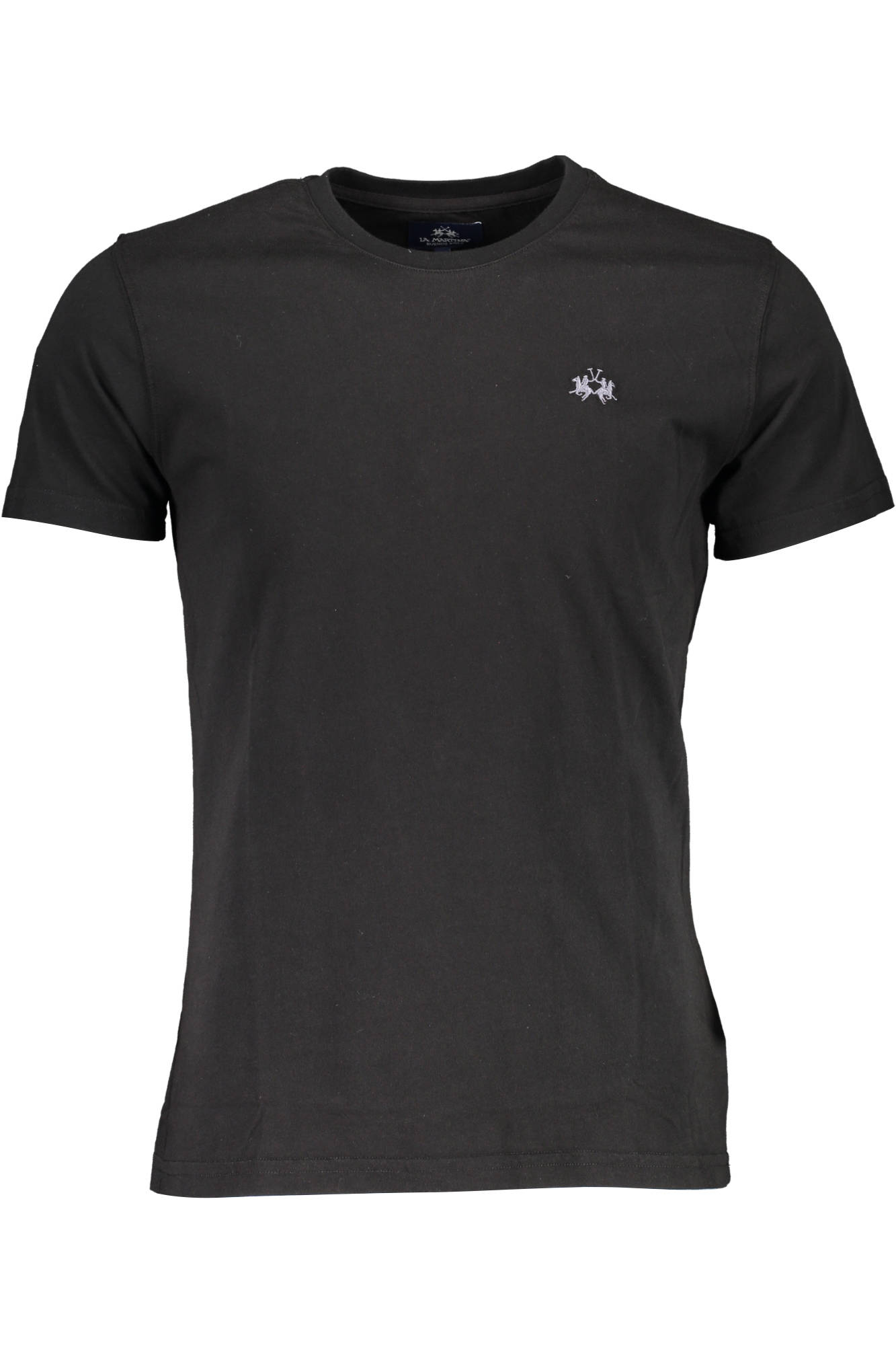LA MARTINA MEN SHORT SLEEVE T-SHIRT BLACK LA MARTINA MEN SHORT SLEEVE T-SHIRT BLACK