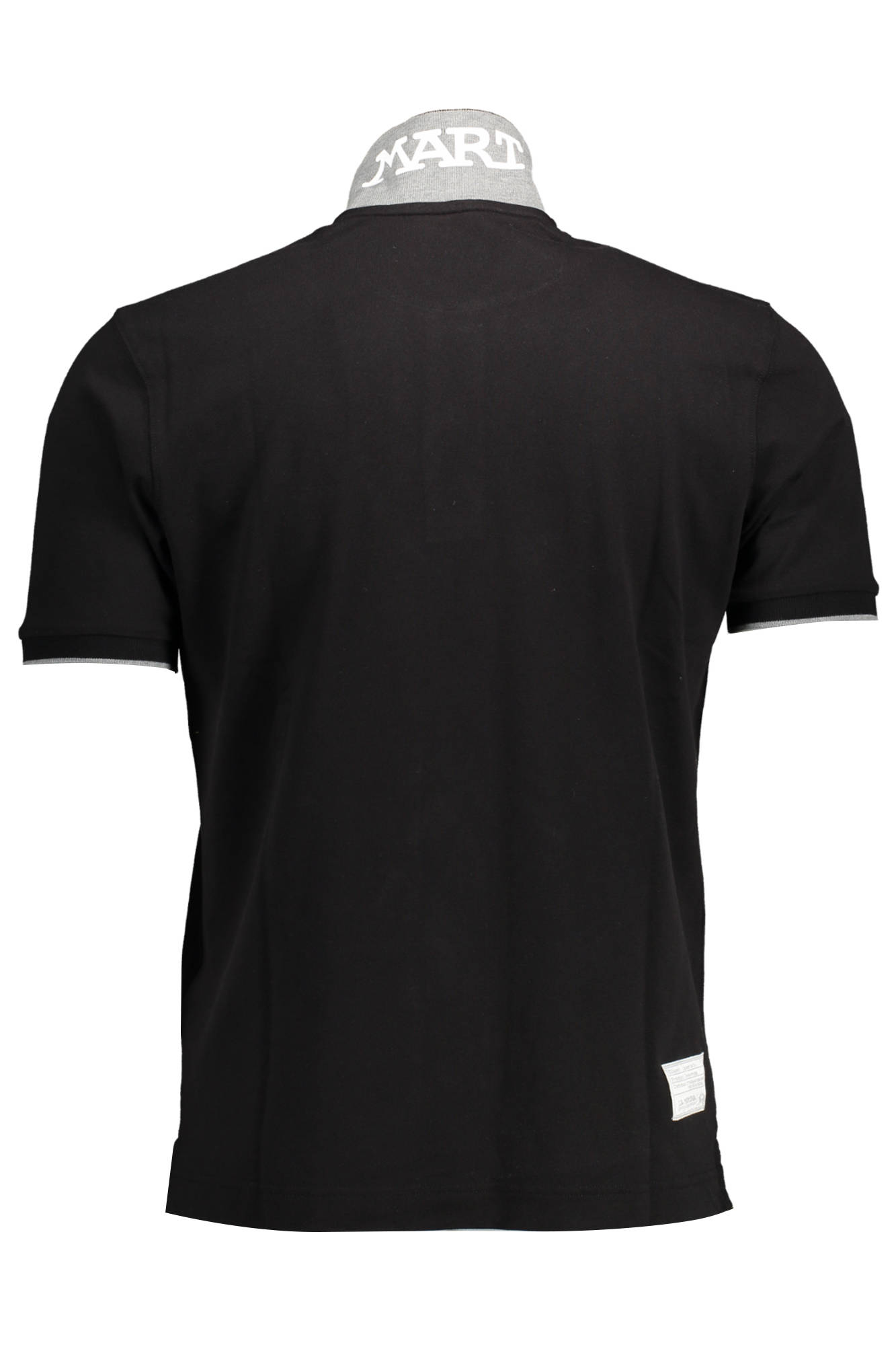 LA MARTINA MEN BLACK SHORT SLEEVED POLO SHIRT