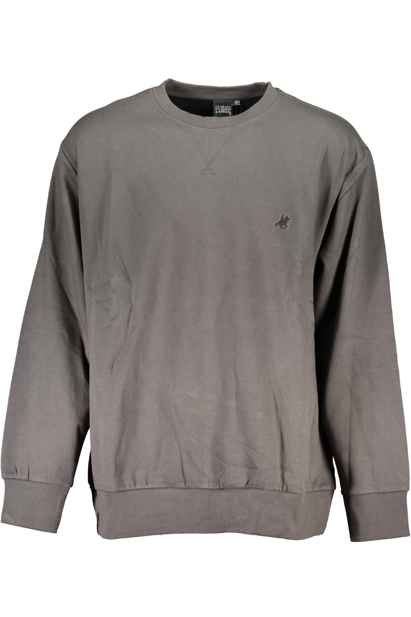 US GRAND MEN GRAY ZIP-UP SWEATSHIRT US GRAND MEN GRAY ZIP-UP SWEATSHIRT