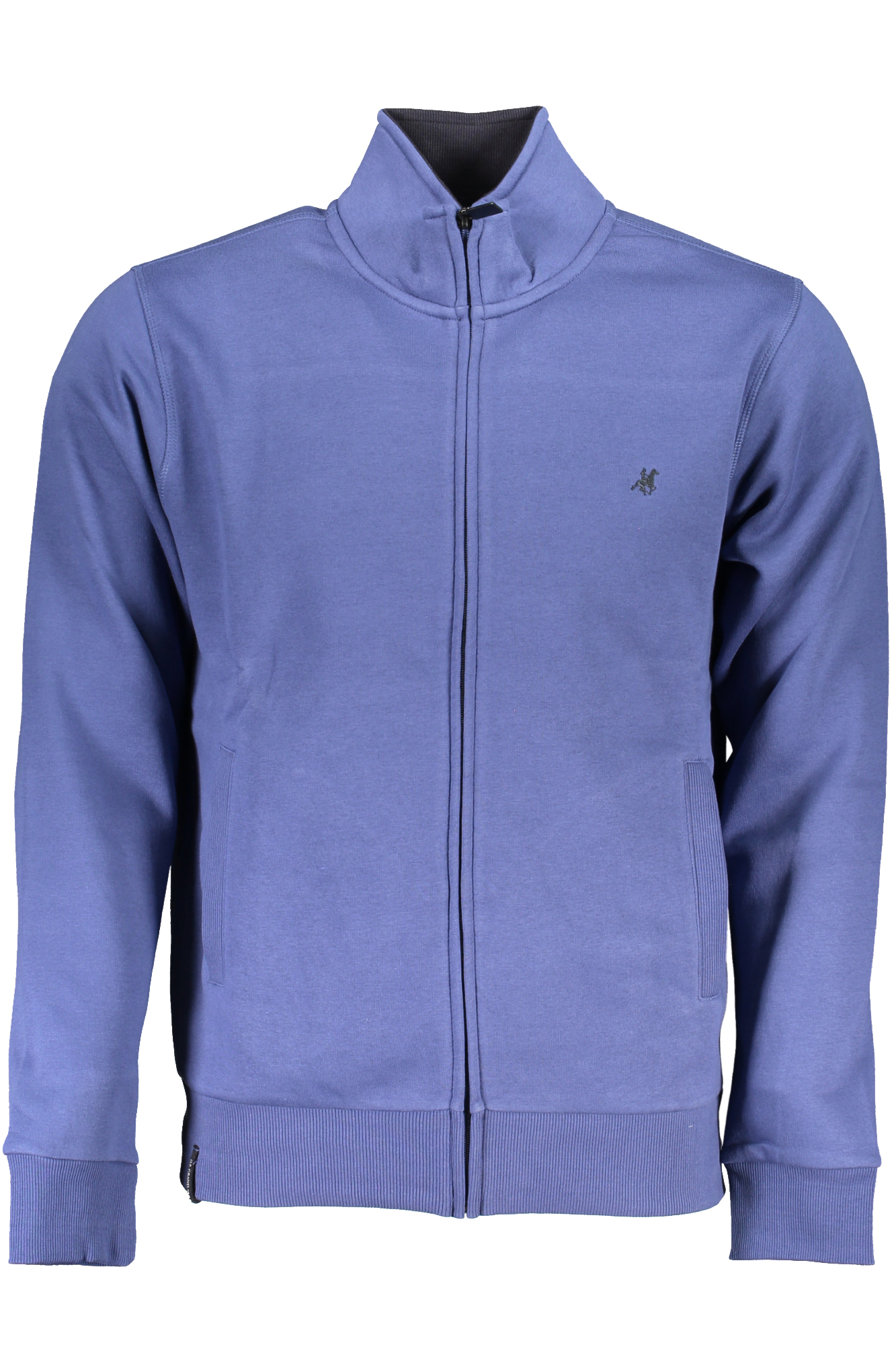 US GRAND MEN BLUE ZIP-UP SWEATSHIRT US GRAND MEN BLUE ZIP-UP SWEATSHIRT