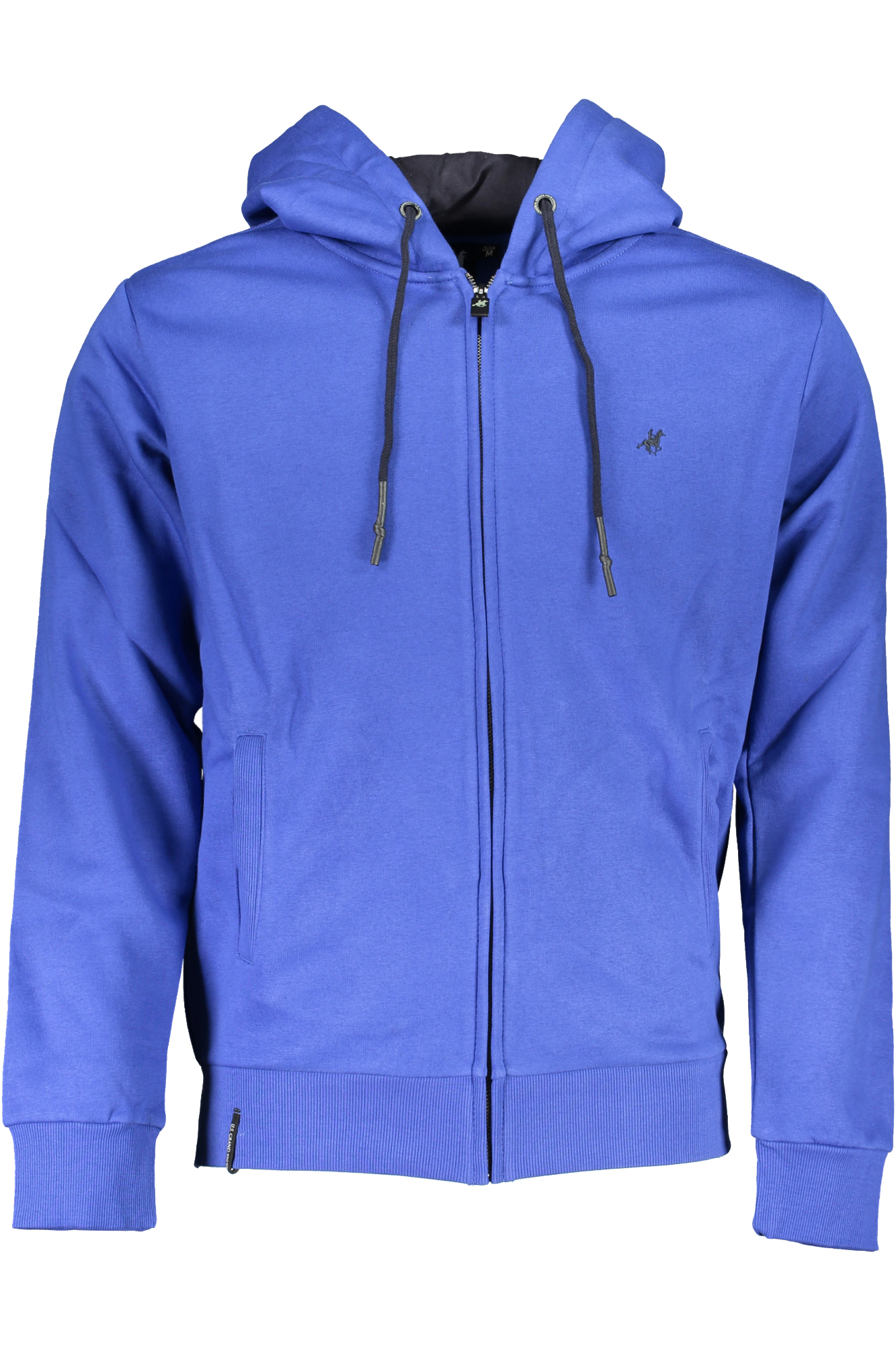 US GRAND MEN BLUE ZIP-UP SWEATSHIRT US GRAND MEN BLUE ZIP-UP SWEATSHIRT