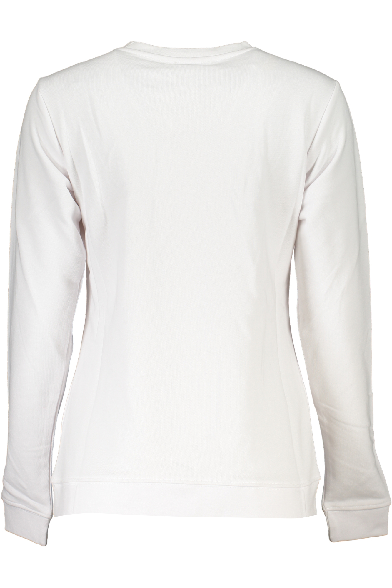 CAVALLI CLASS WOMEN WHITE SWEATSHIRT WITHOUT ZIP