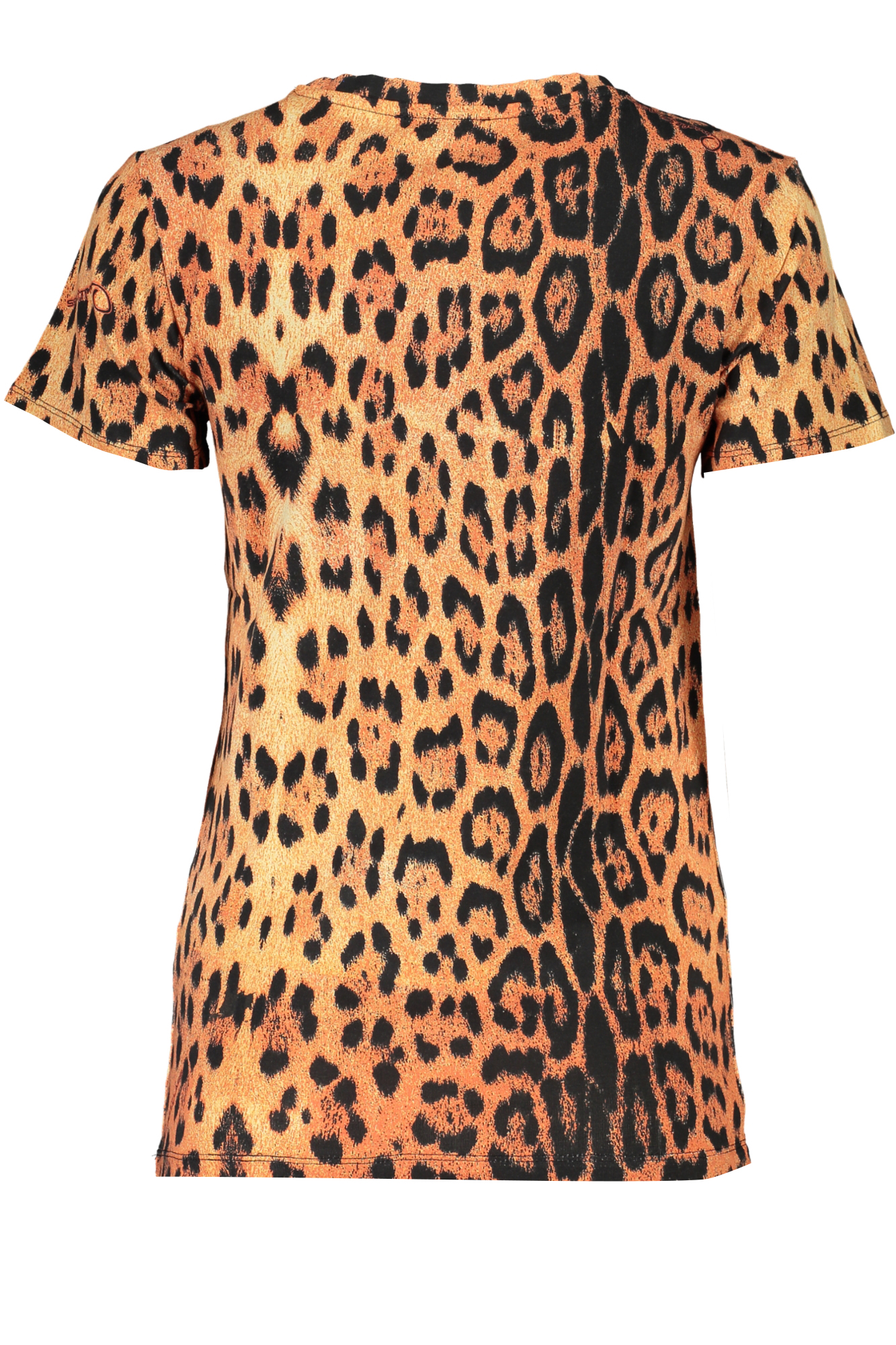 CAVALLI CLASS WOMEN SHORT SLEEVE T-SHIRT ORANGE