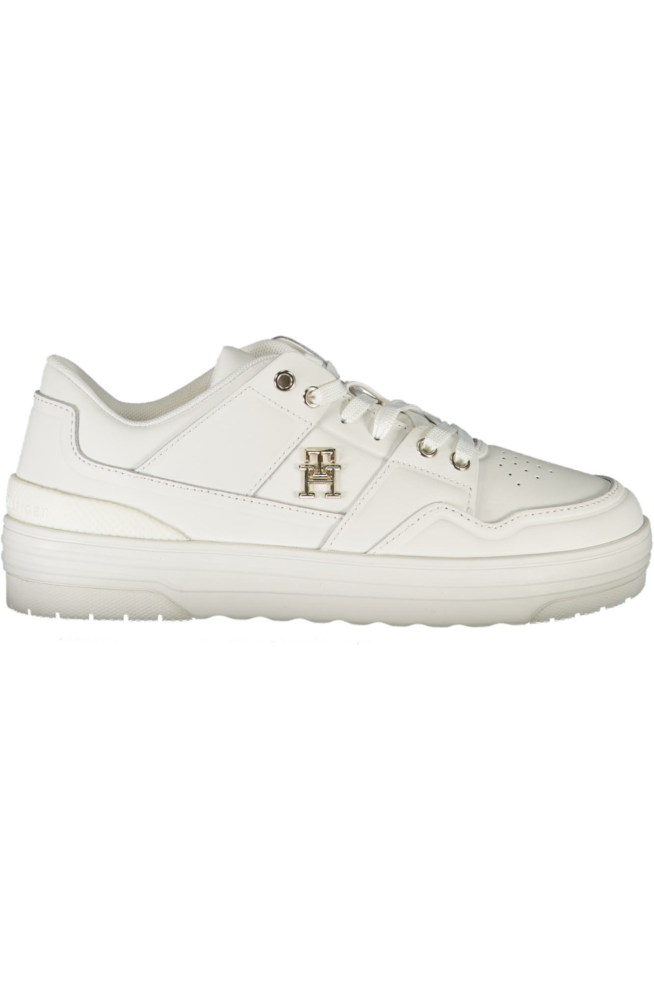 TOMMY HILFIGER WHITE WOMEN SPORTS SHOES TOMMY HILFIGER WHITE WOMEN SPORTS SHOES