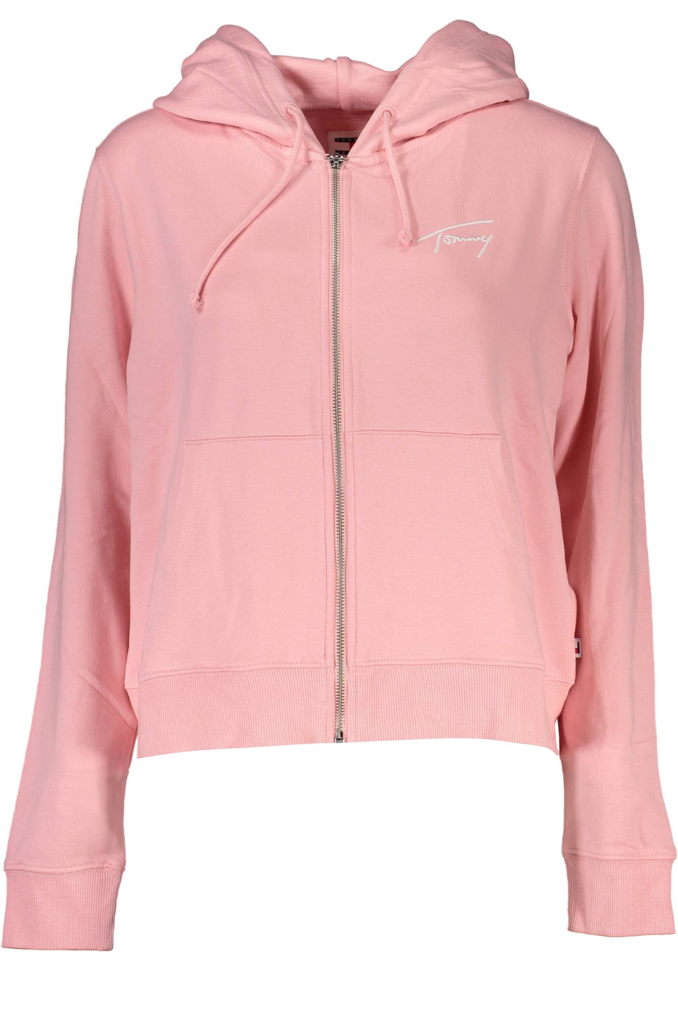 TOMMY HILFIGER WOMEN PINK ZIP SWEATSHIRT TOMMY HILFIGER WOMEN PINK ZIP SWEATSHIRT