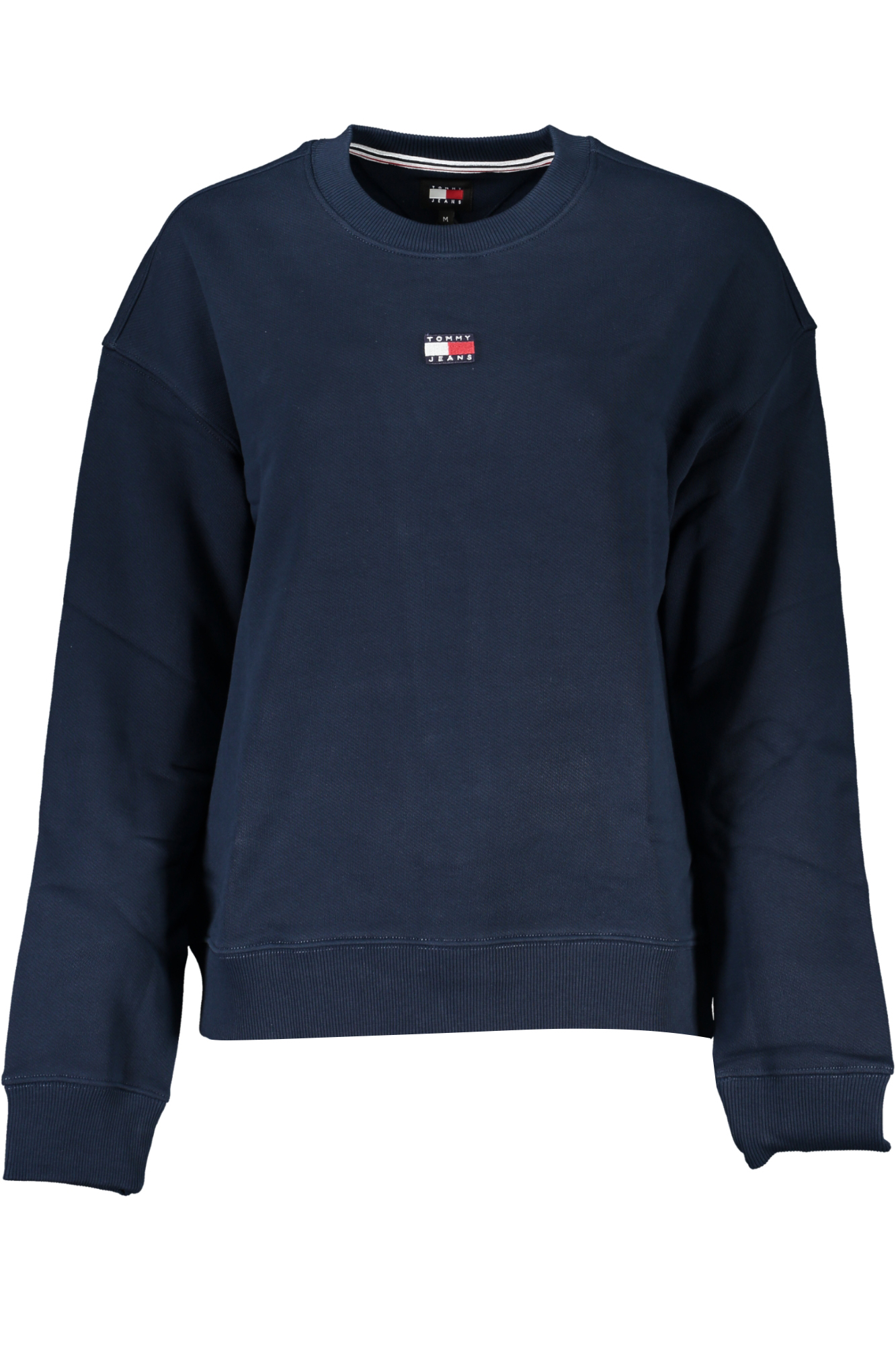 TOMMY HILFIGER WOMEN BLUE ZIPLESS SWEATSHIRT TOMMY HILFIGER WOMEN BLUE ZIPLESS SWEATSHIRT