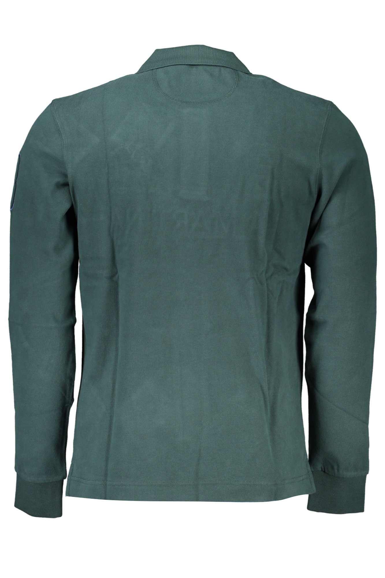 LA MARTINA GREEN MEN LONG SLEEVE POLO SHIRT