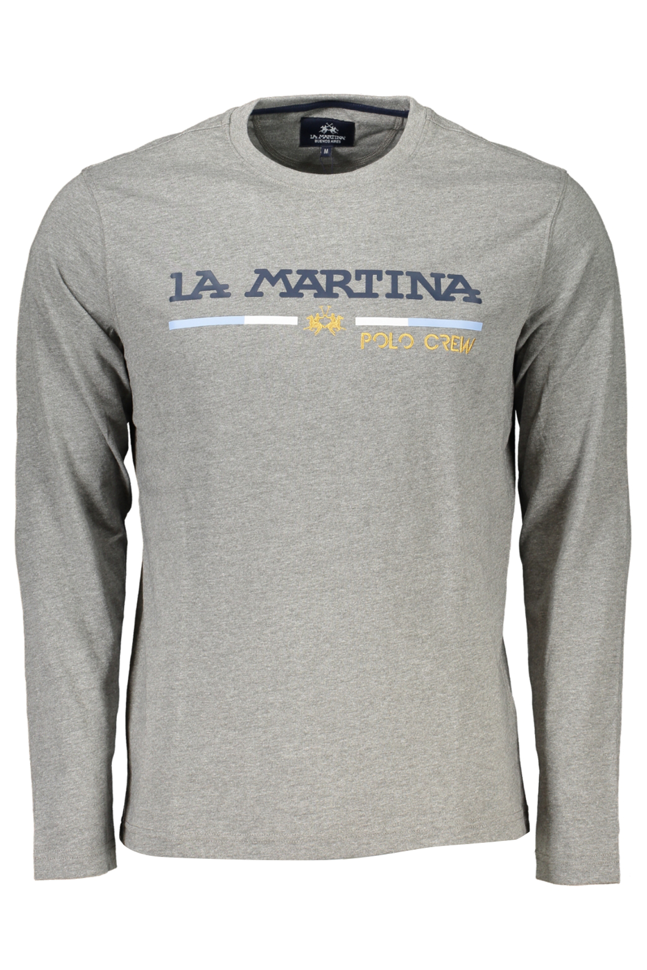 LA MARTINA MEN LONG SLEEVE T-SHIRT GRAY