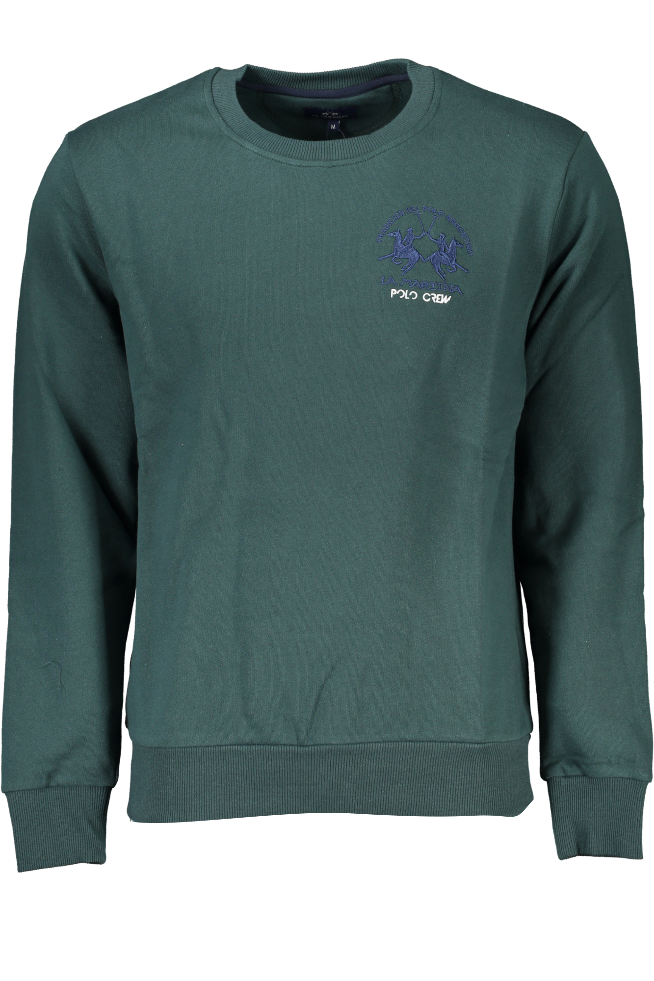 LA MARTINA GREEN MEN ZIPLESS SWEATSHIRT LA MARTINA GREEN MEN ZIPLESS SWEATSHIRT