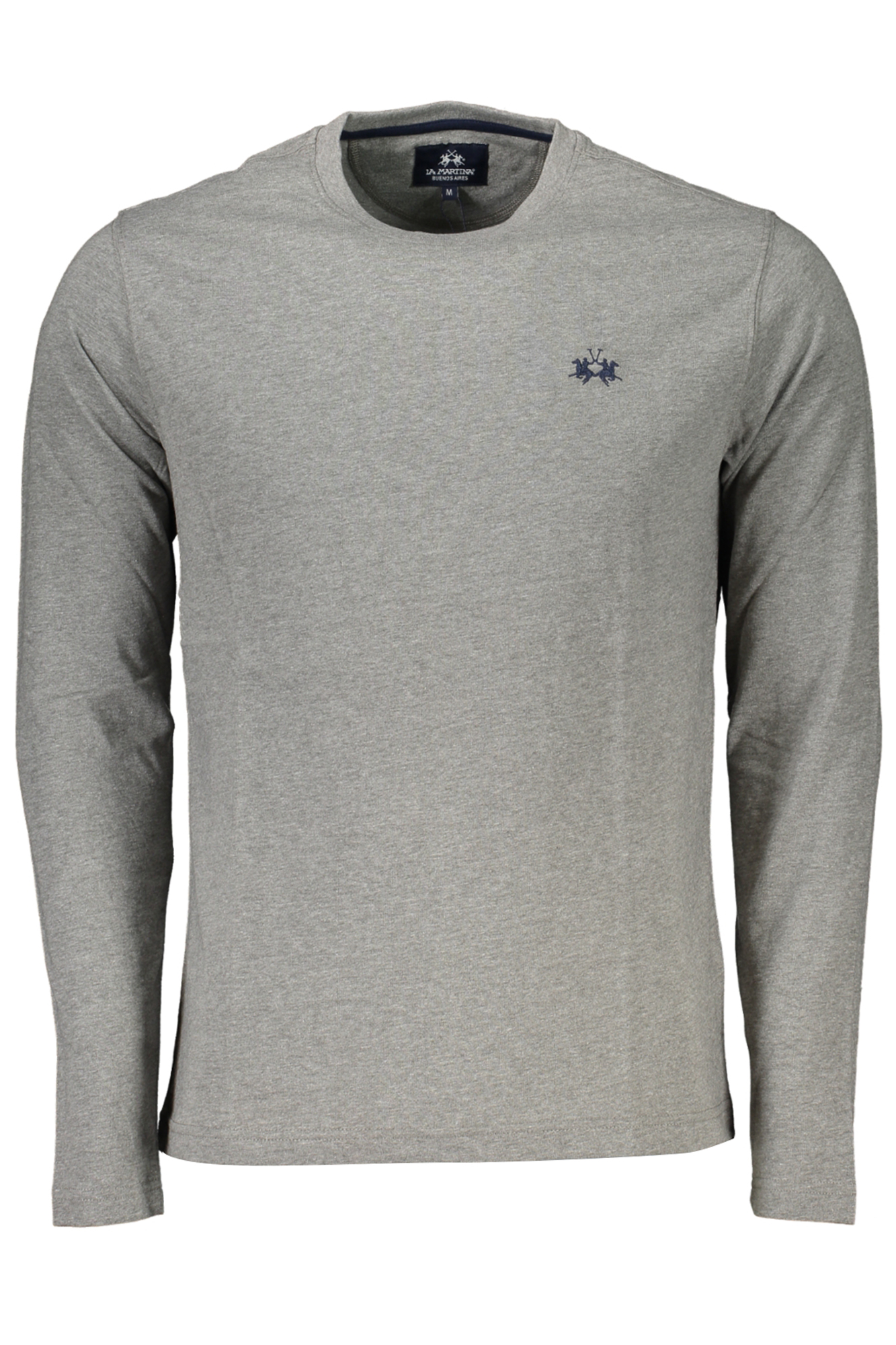 LA MARTINA MEN LONG SLEEVE T-SHIRT GRAY LA MARTINA MEN LONG SLEEVE T-SHIRT GRAY