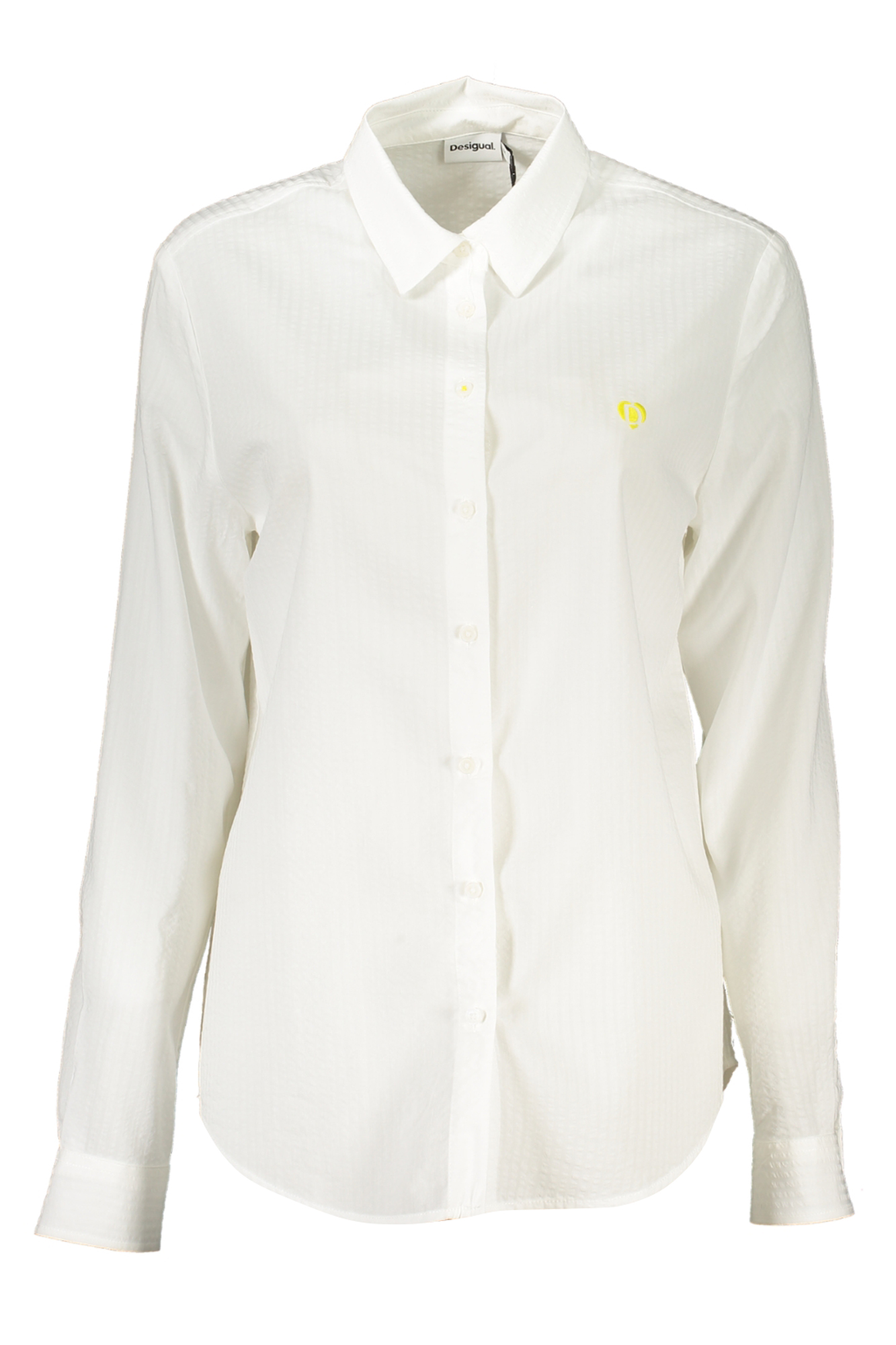DESIGUAL WOMEN LONG SLEEVE SHIRT WHITE DESIGUAL WOMEN LONG SLEEVE SHIRT WHITE