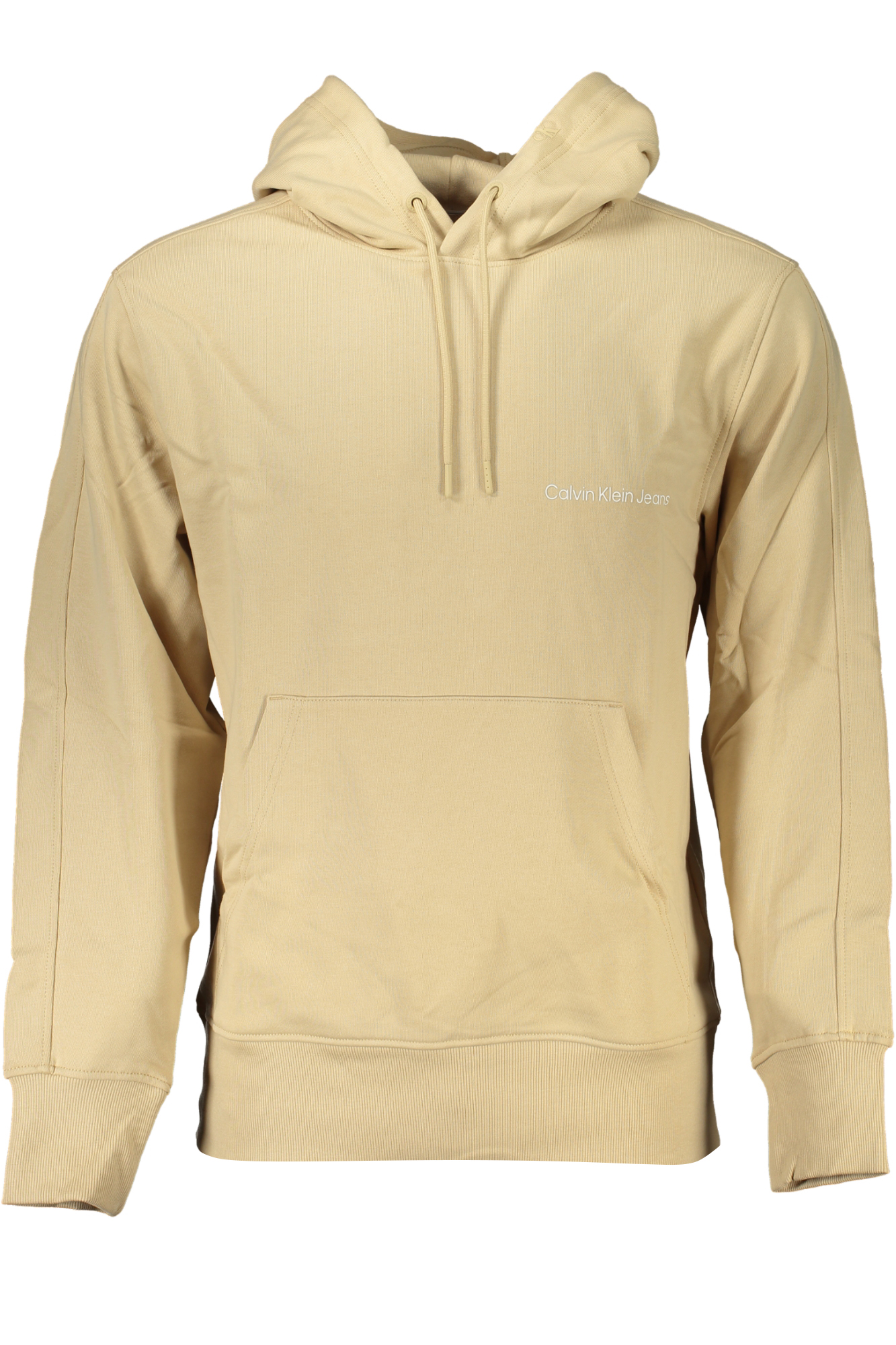 CALVIN KLEIN MEN BEIGE ZIPLESS SWEATSHIRT CALVIN KLEIN MEN BEIGE ZIPLESS SWEATSHIRT