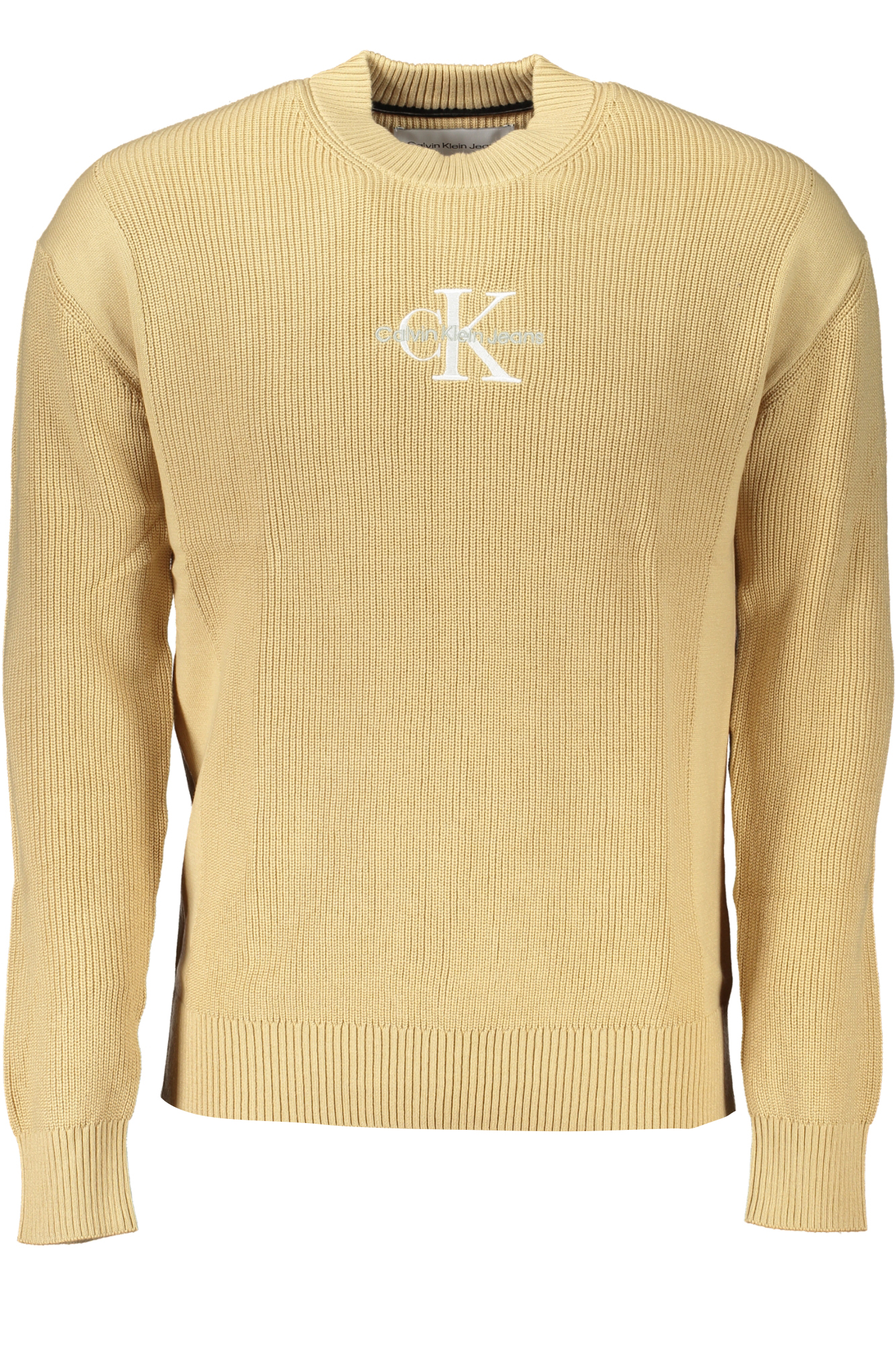 CALVIN KLEIN MEN BEIGE SWEATER CALVIN KLEIN MEN BEIGE SWEATER
