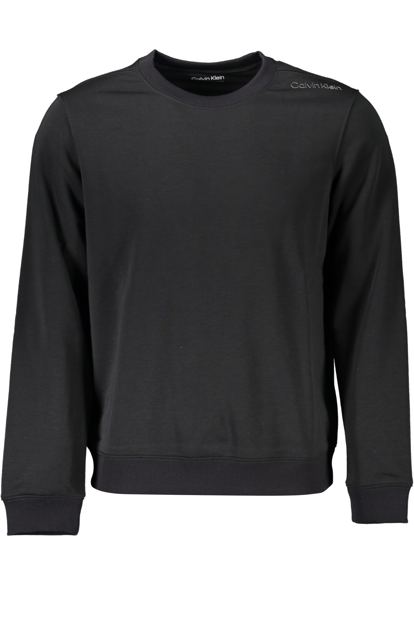 CALVIN KLEIN MEN BLACK ZIPLESS SWEATSHIRT CALVIN KLEIN MEN BLACK ZIPLESS SWEATSHIRT