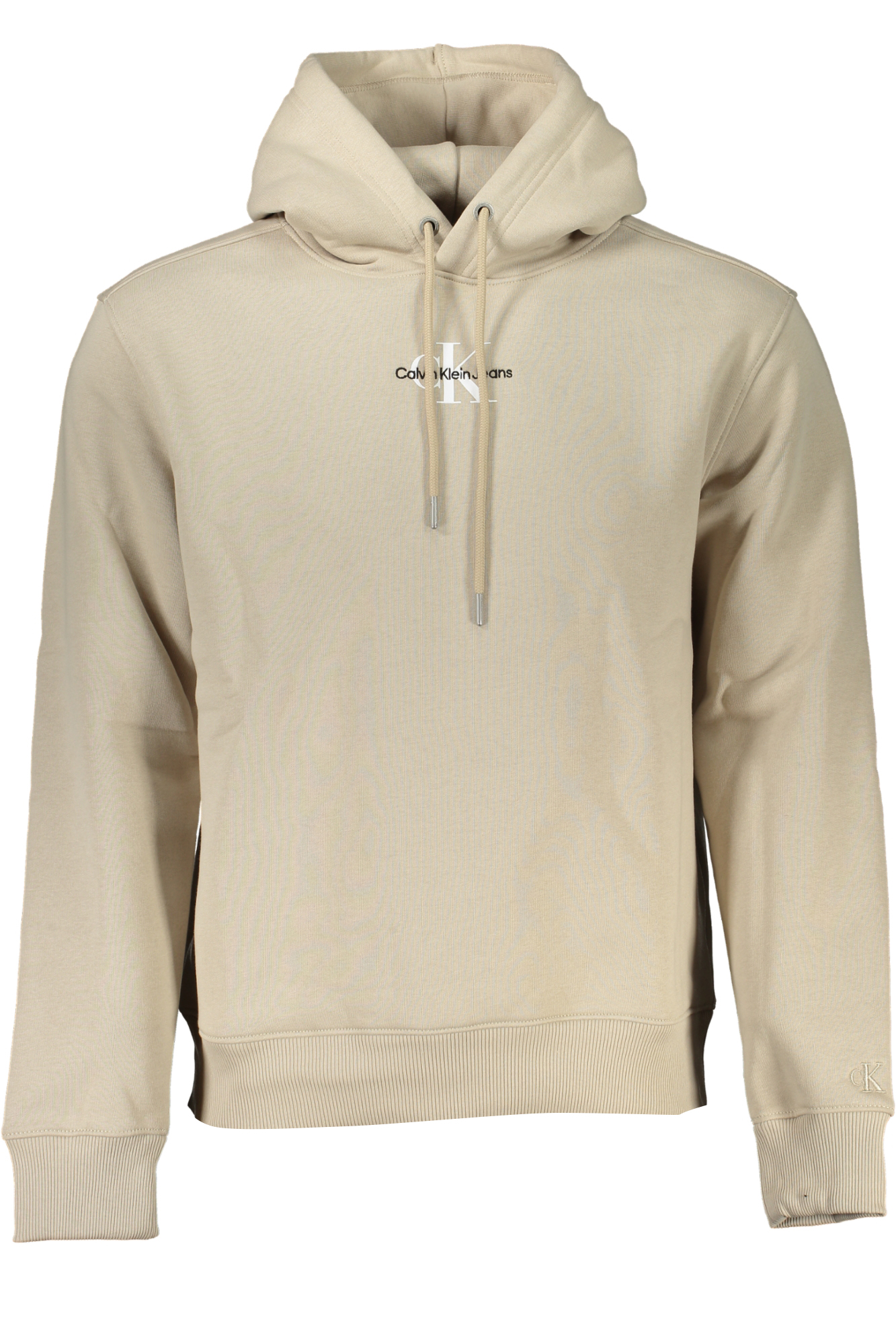 CALVIN KLEIN MEN BEIGE ZIPLESS SWEATSHIRT CALVIN KLEIN MEN BEIGE ZIPLESS SWEATSHIRT