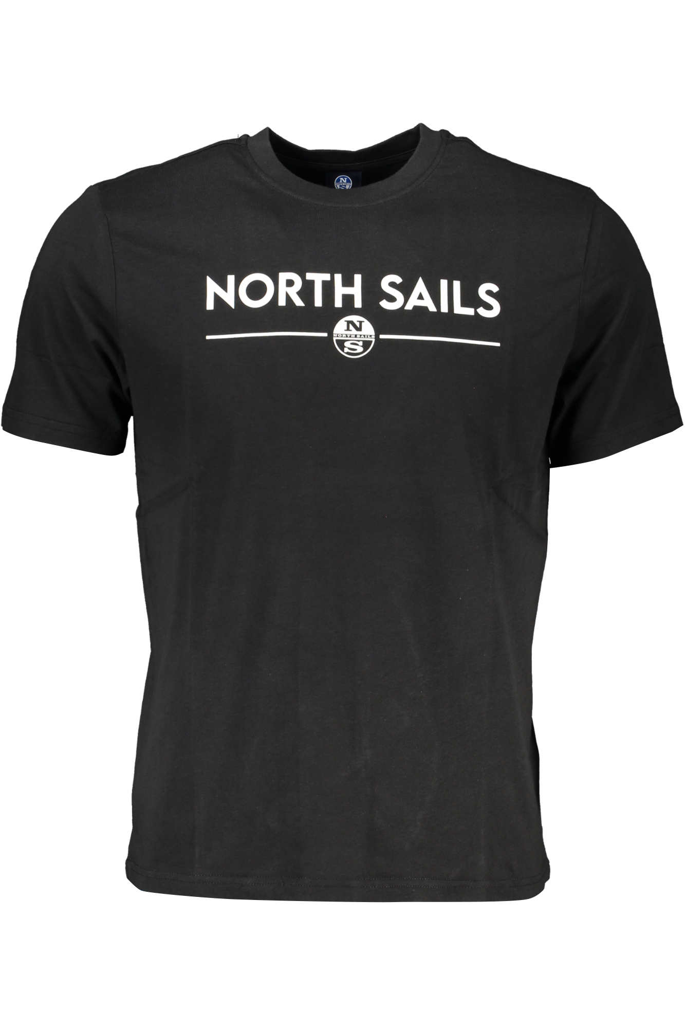 NORTH SAILS MEN SHORT SLEEVE T-SHIRT BLACK NORTH SAILS MEN SHORT SLEEVE T-SHIRT BLACK
