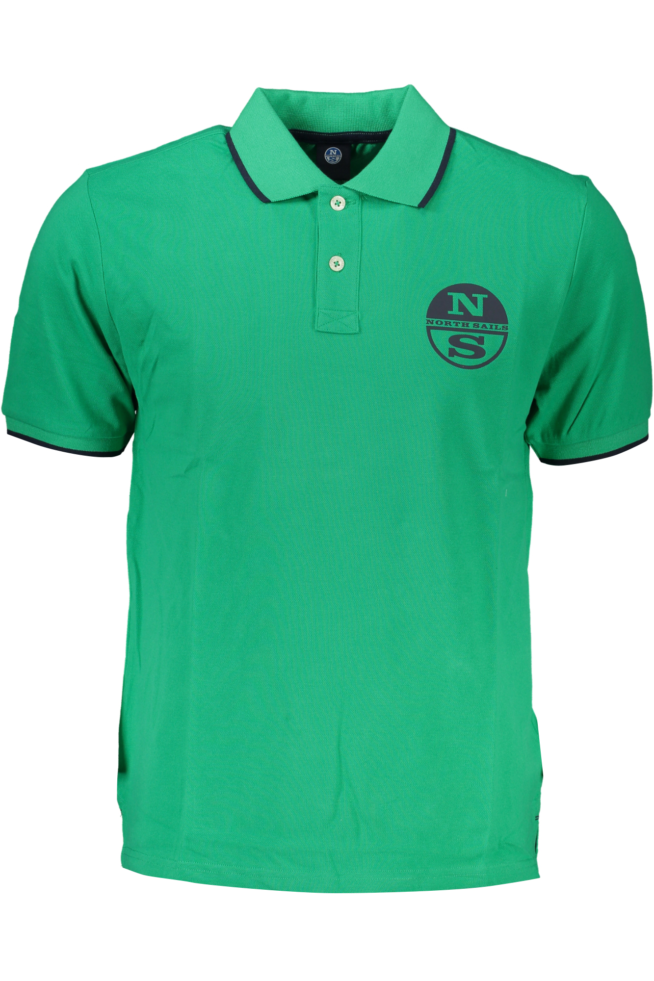 NORTH SAILS GREEN MEN SHORT SLEEVED POLO SHIRT NORTH SAILS GREEN MEN SHORT SLEEVED POLO SHIRT