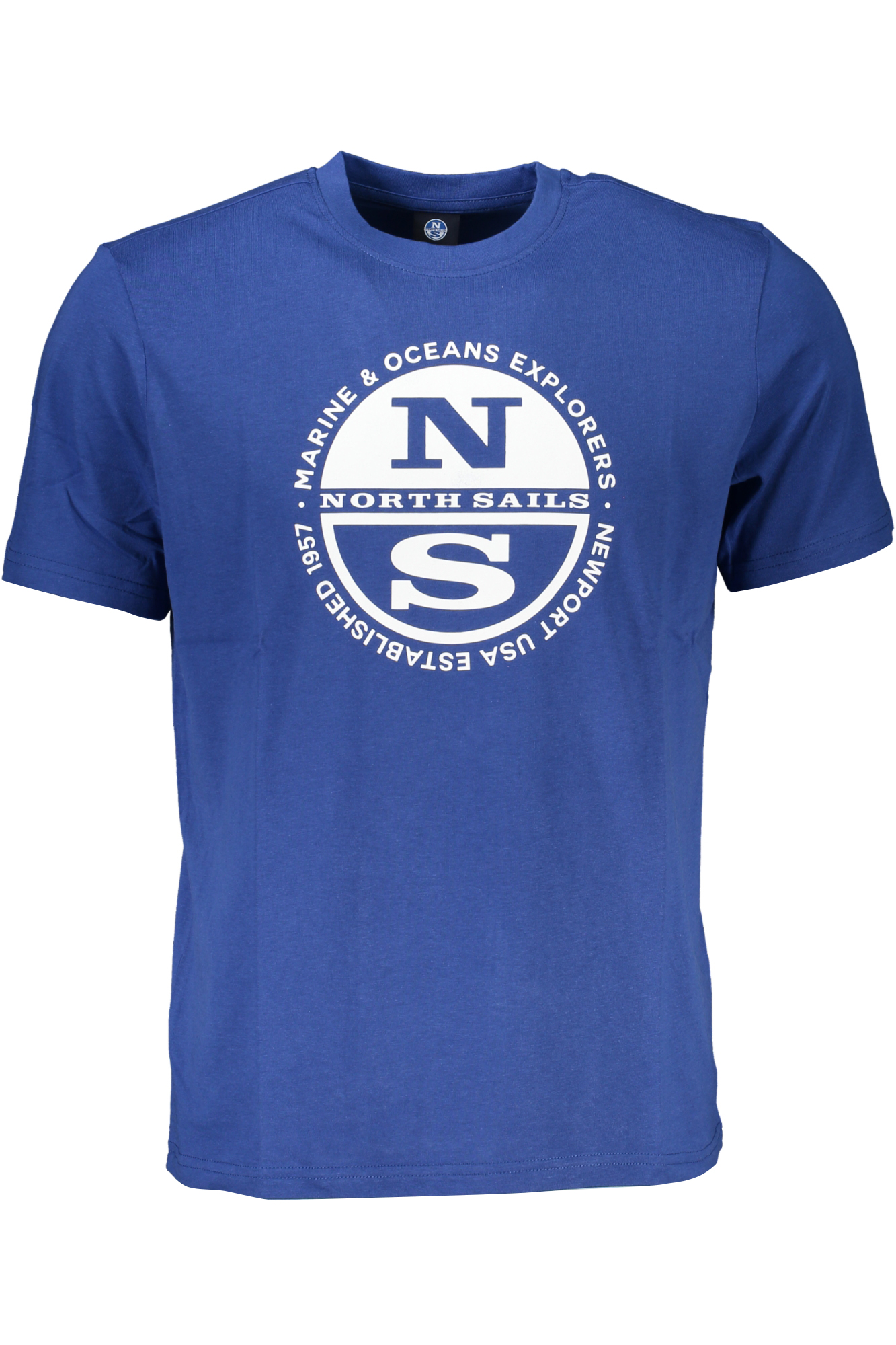 NORTH SAILS MEN SHORT SLEEVED T-SHIRT BLUE NORTH SAILS MEN SHORT SLEEVED T-SHIRT BLUE