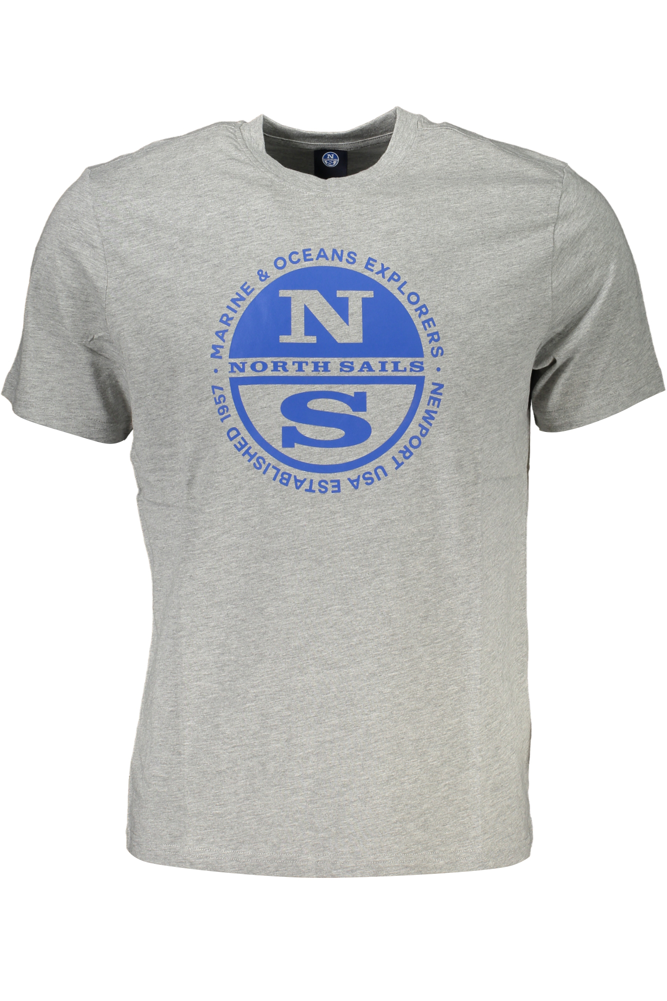 NORTH SAILS MEN SHORT SLEEVED T-SHIRT GRAY NORTH SAILS MEN SHORT SLEEVED T-SHIRT GRAY
