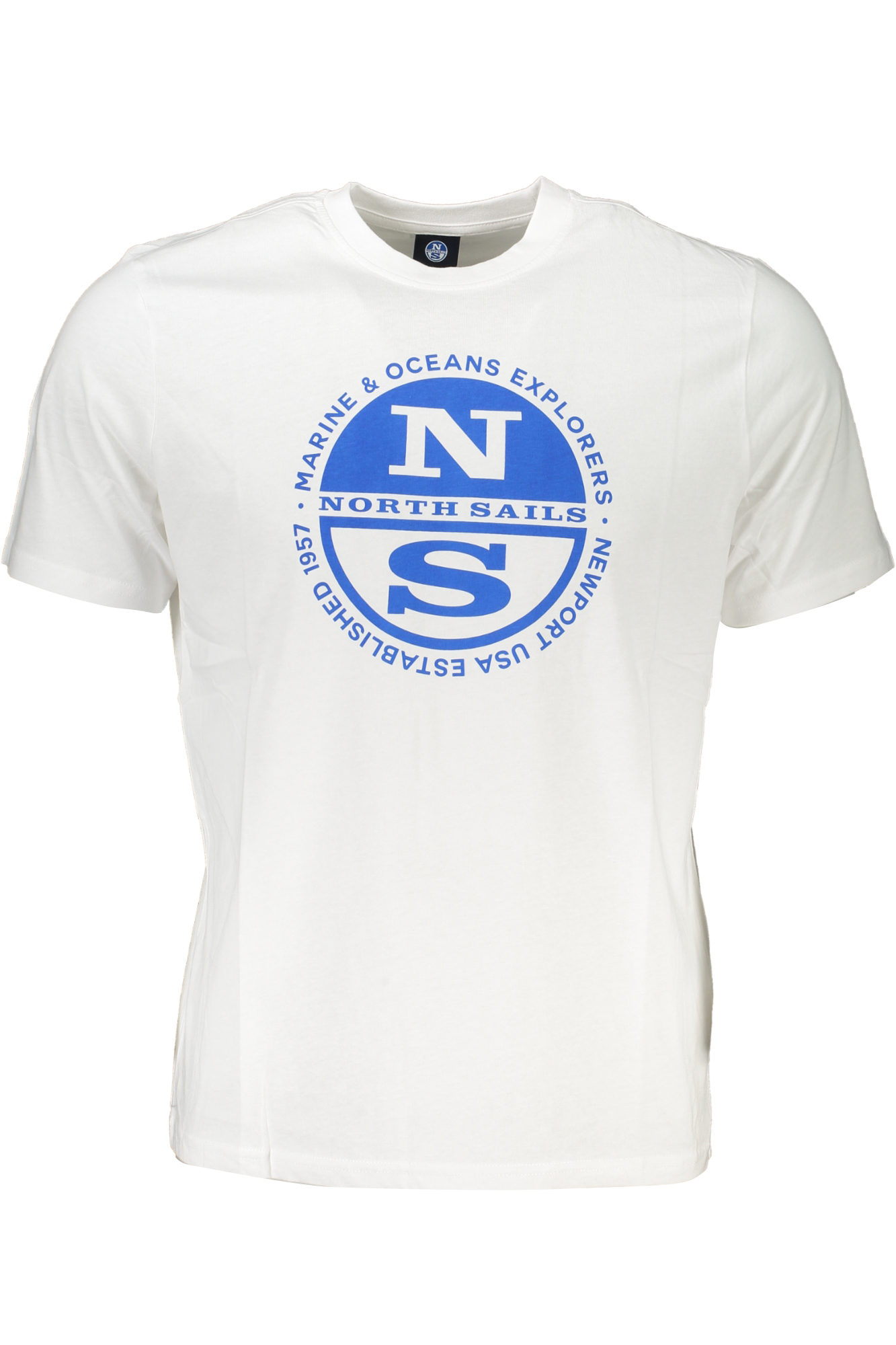 NORTH SAILS MEN SHORT SLEEVED T-SHIRT WHITE NORTH SAILS MEN SHORT SLEEVED T-SHIRT WHITE