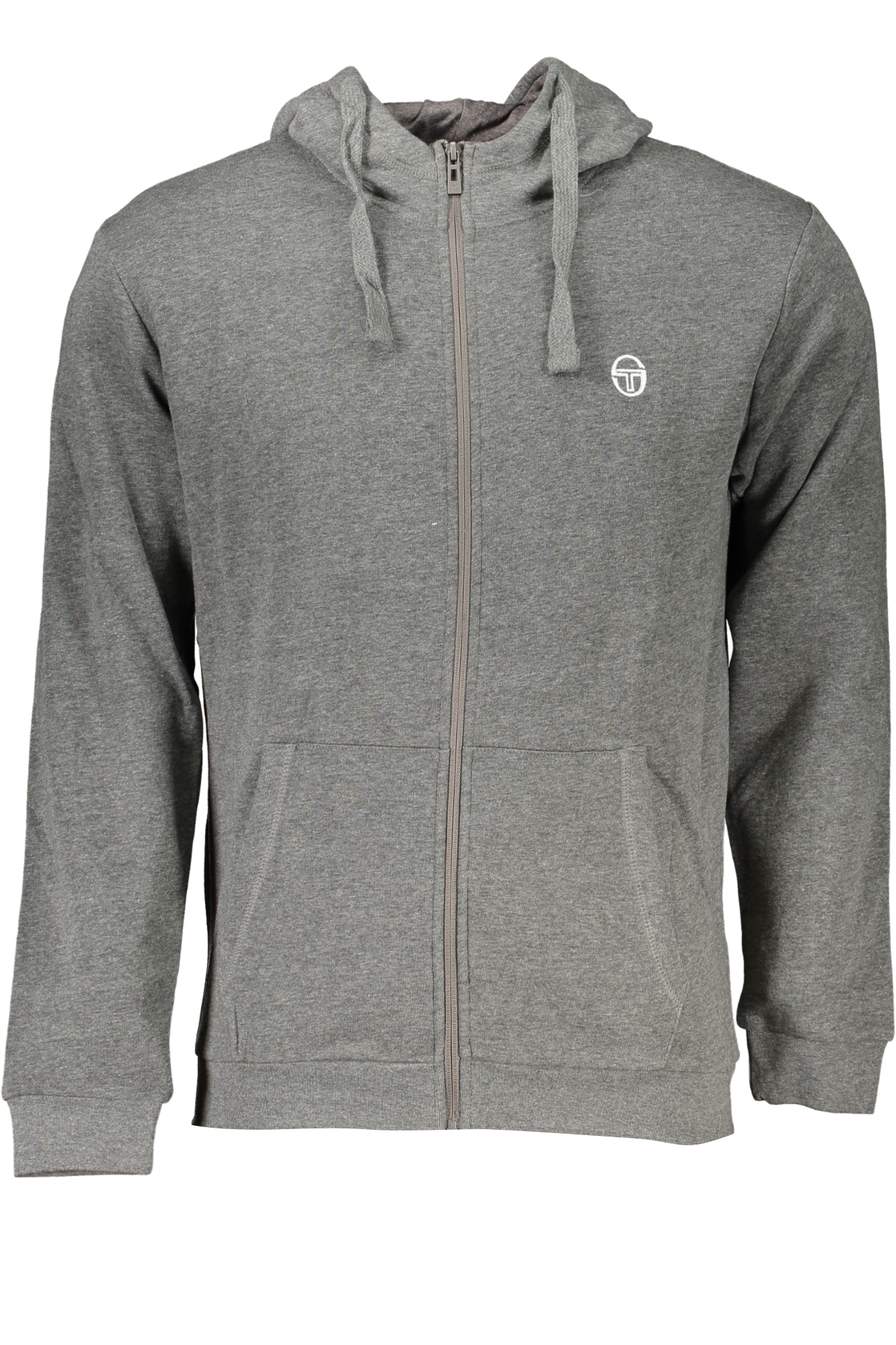 SERGIO TACCHINI MEN GRAY ZIP SWEATSHIRT