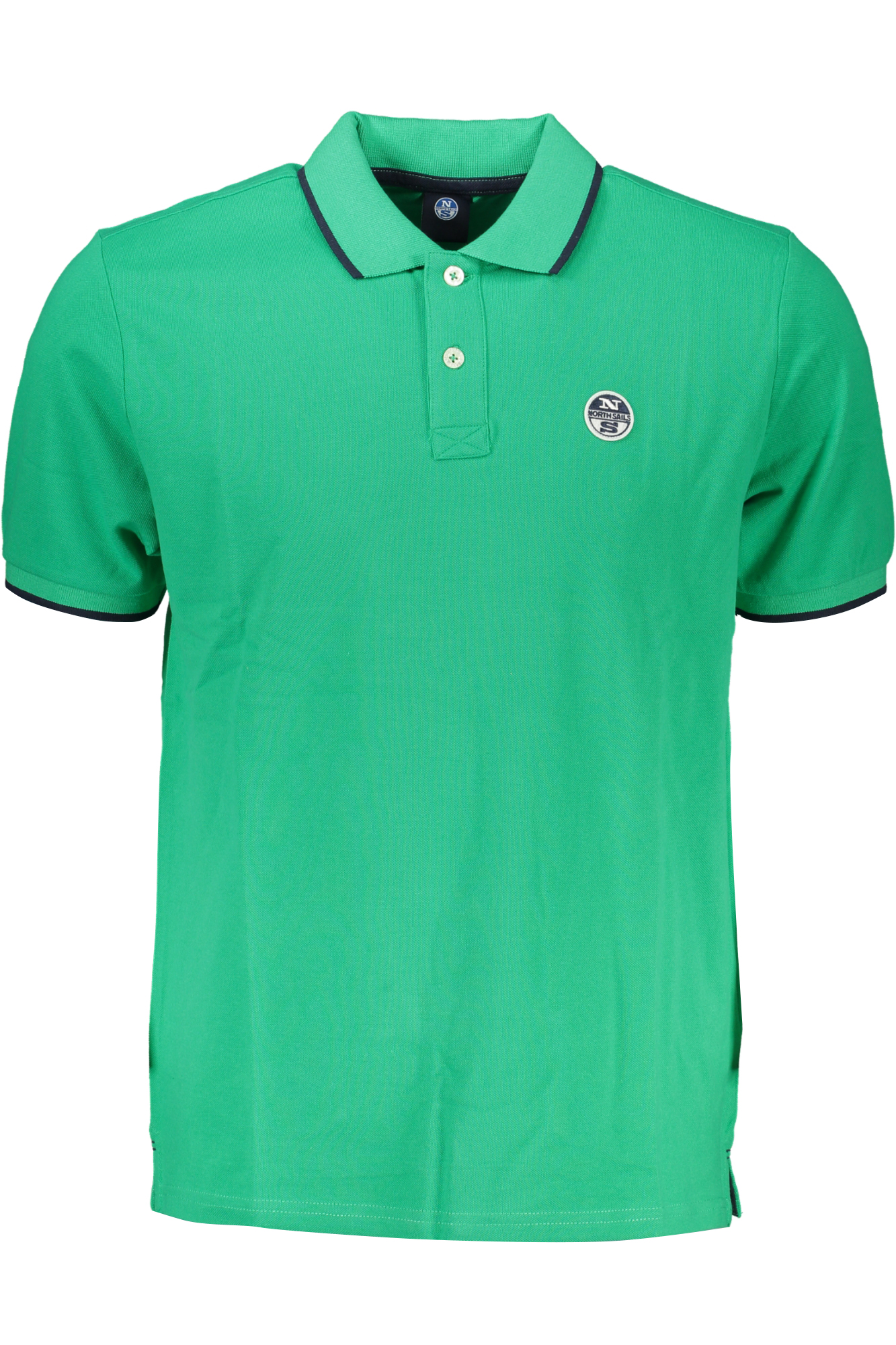 NORTH SAILS GREEN MEN SHORT SLEEVED POLO SHIRT NORTH SAILS GREEN MEN SHORT SLEEVED POLO SHIRT