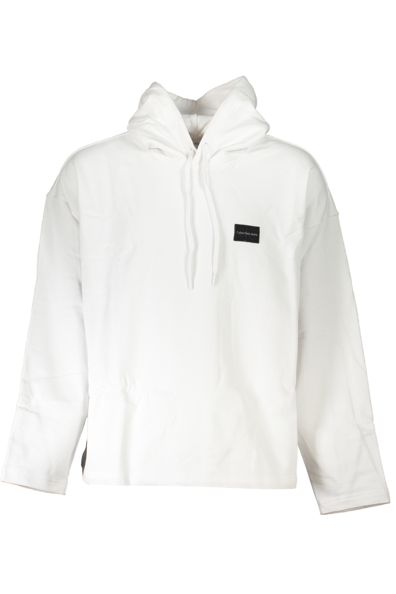 CALVIN KLEIN MEN WHITE ZIPLESS SWEATSHIRT CALVIN KLEIN MEN WHITE ZIPLESS SWEATSHIRT