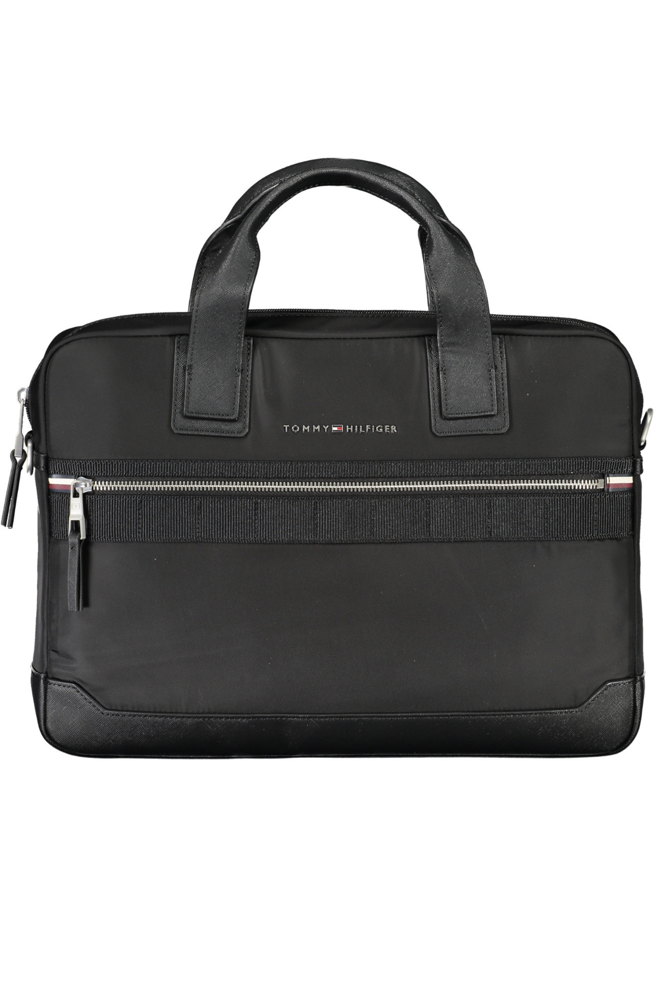 TOMMY HILFIGER BLACK MAN BRIEFCASE TOMMY HILFIGER BLACK MAN BRIEFCASE