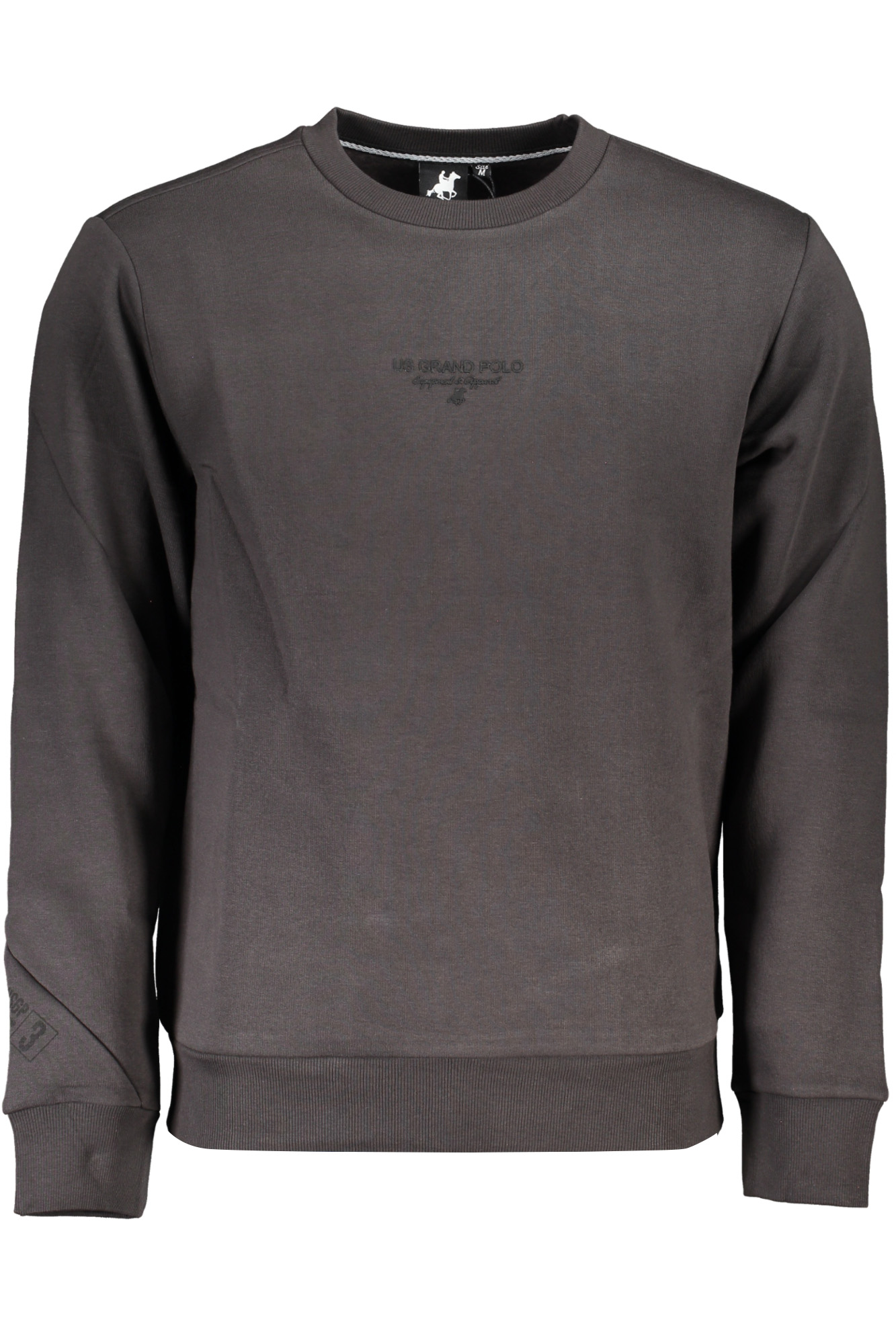 US GRAND MEN GRAY ZIP-UP SWEATSHIRT US GRAND MEN GRAY ZIP-UP SWEATSHIRT