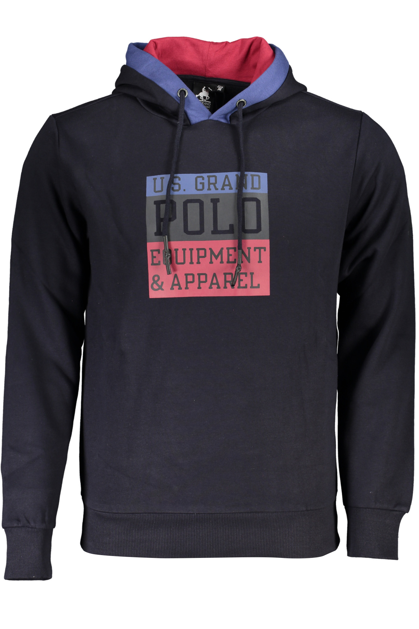 US GRAND MEN BLUE ZIP-UP SWEATSHIRT US GRAND MEN BLUE ZIP-UP SWEATSHIRT
