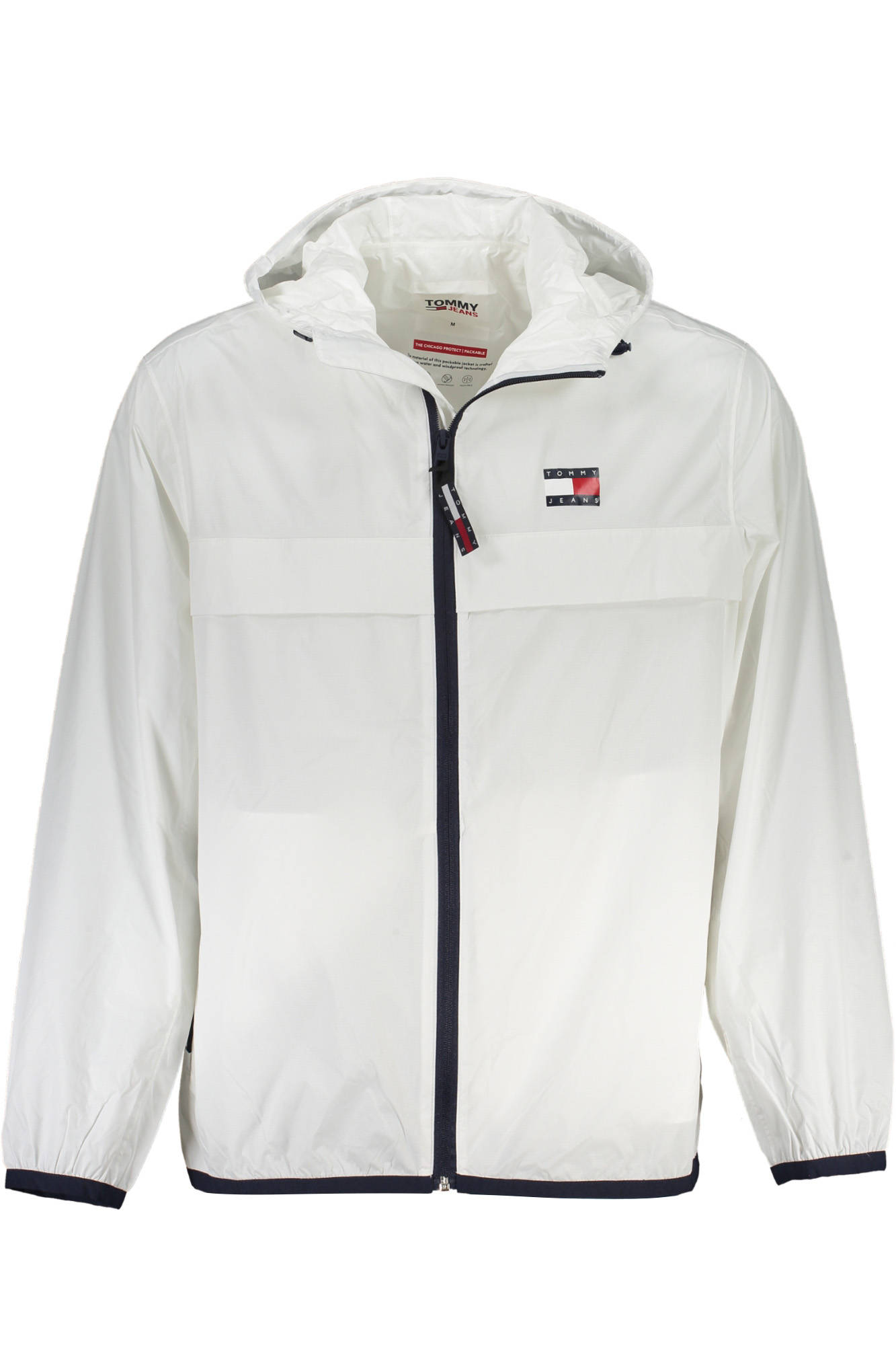 TOMMY HILFIGER MEN WHITE SPORTS JACKET TOMMY HILFIGER MEN WHITE SPORTS JACKET