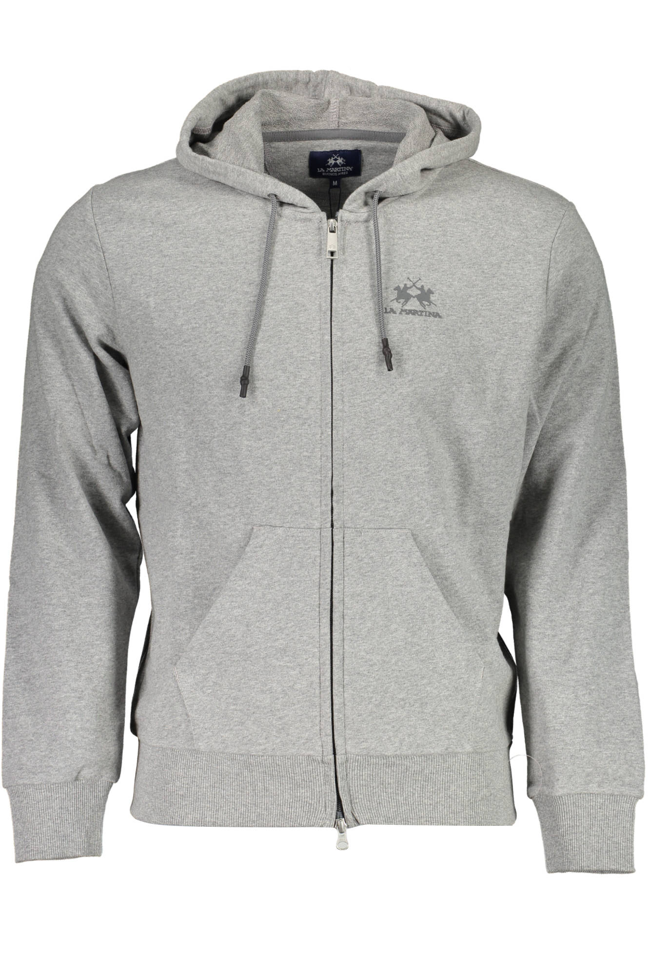 LA MARTINA MEN GRAY ZIP SWEATSHIRT LA MARTINA MEN GRAY ZIP SWEATSHIRT