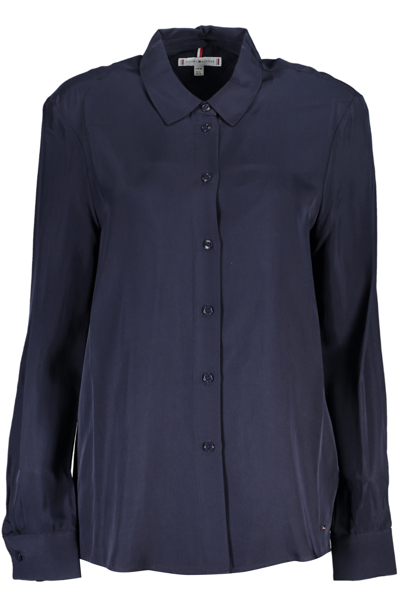 TOMMY HILFIGER WOMEN LONG SLEEVE SHIRT BLUE TOMMY HILFIGER WOMEN LONG SLEEVE SHIRT BLUE