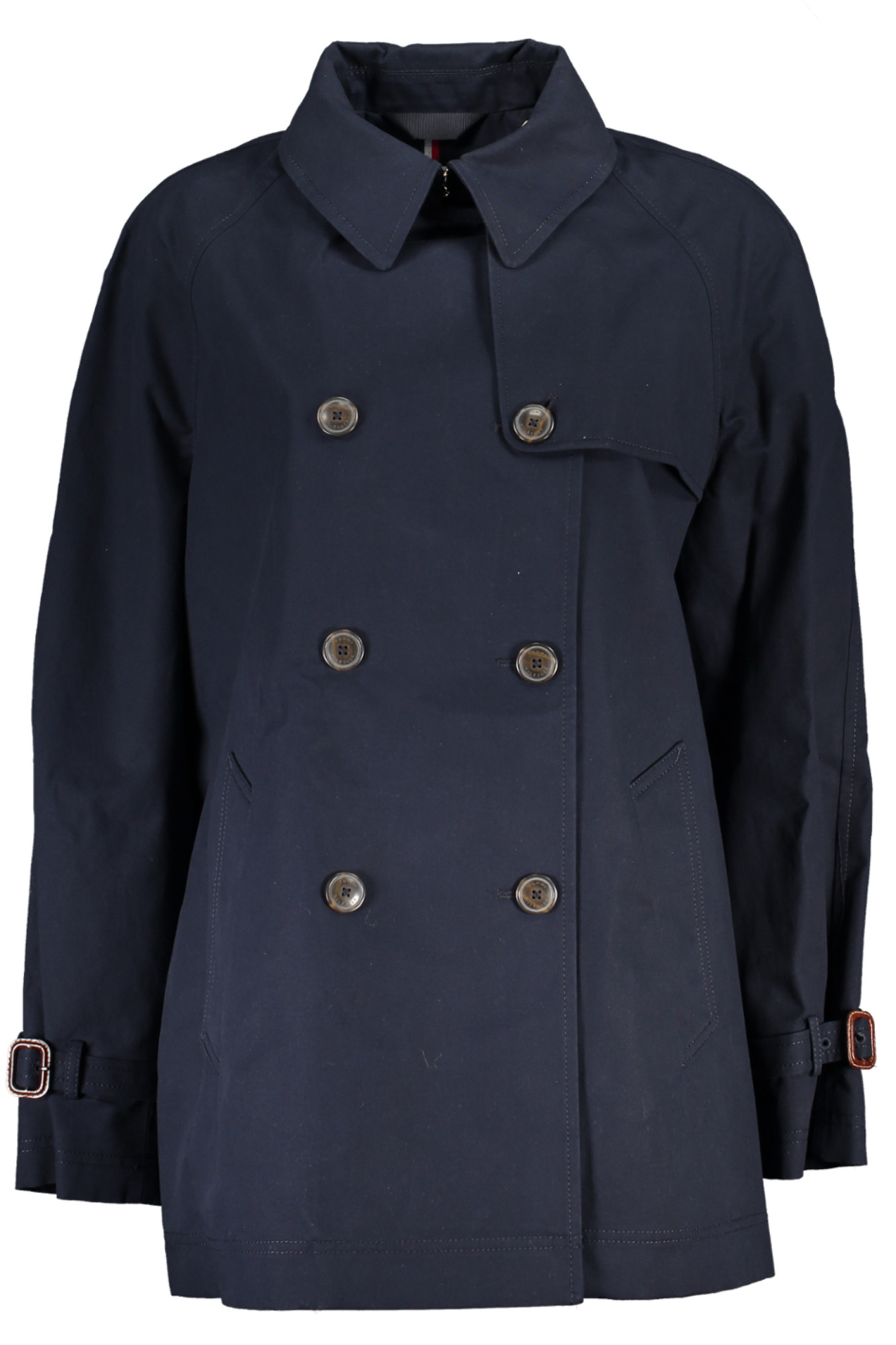 TOMMY HILFIGER WOMEN BLUE TRENCH COAT TOMMY HILFIGER WOMEN BLUE TRENCH COAT