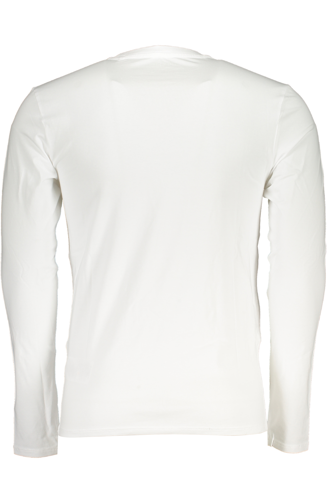 GUESS JEANS MEN LONG SLEEVE T-SHIRT WHITE
