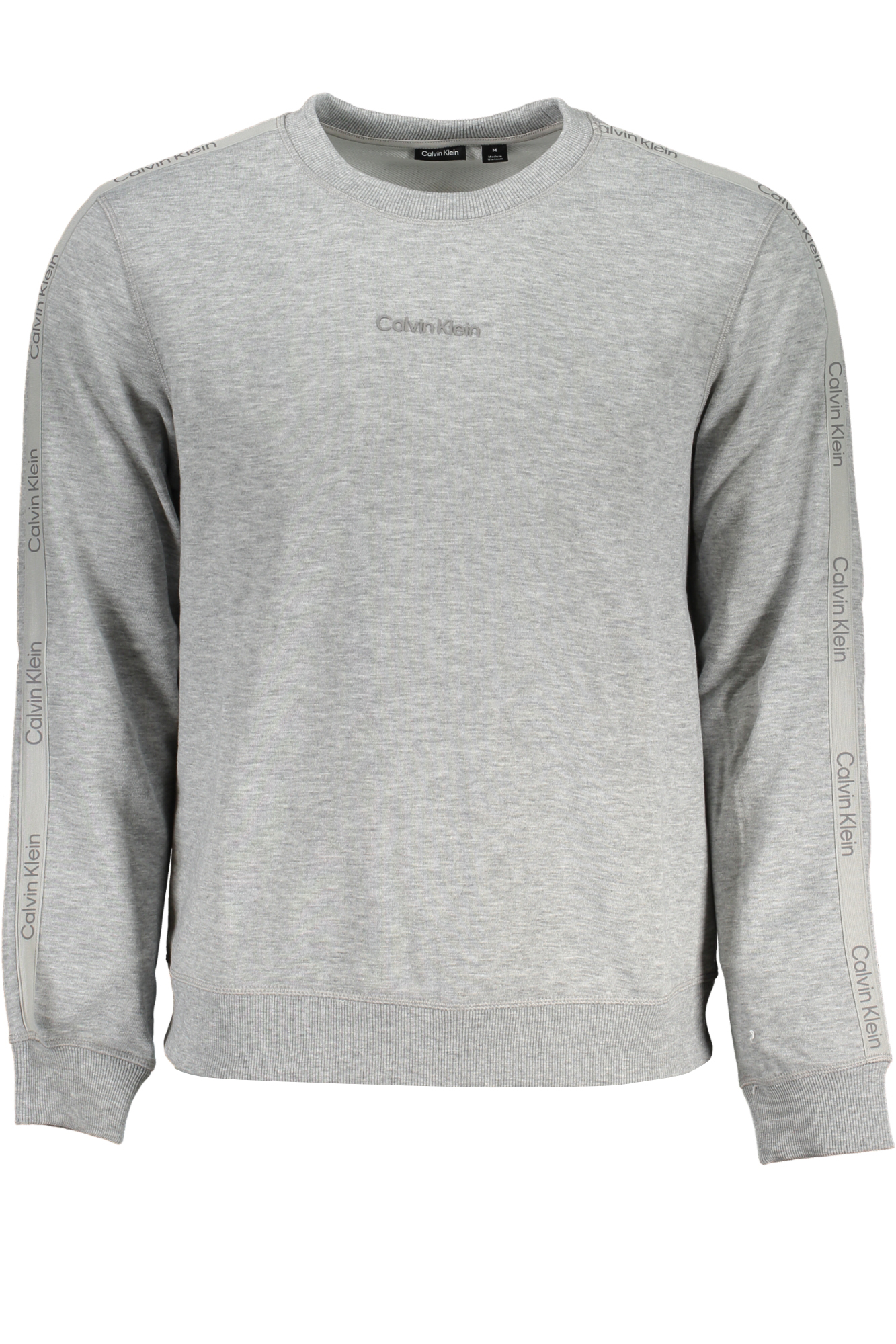 CALVIN KLEIN MEN GRAY ZIPLESS SWEATSHIRT CALVIN KLEIN MEN GRAY ZIPLESS SWEATSHIRT