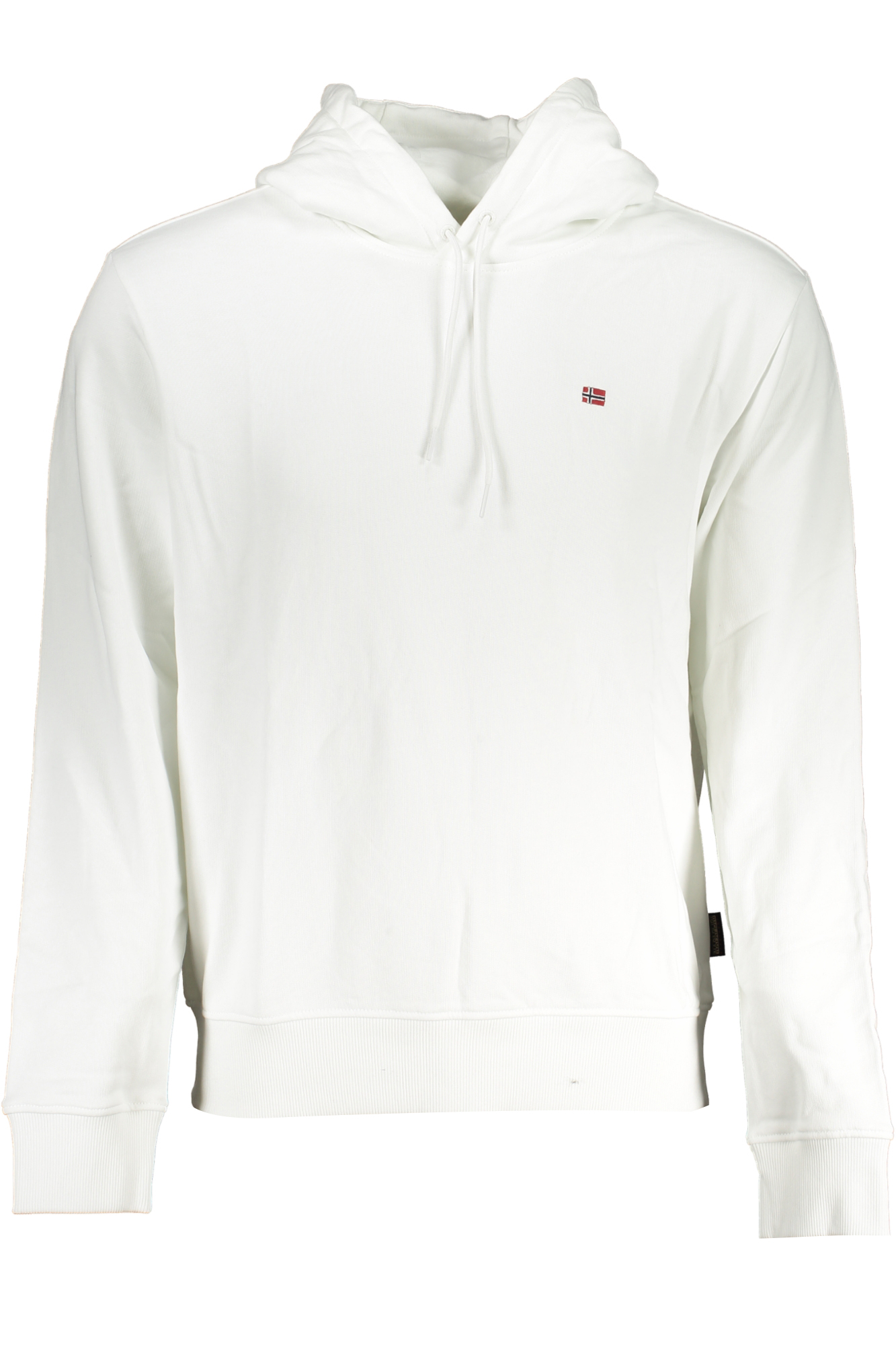 NAPAPIJRI MEN WHITE ZIP SWEATSHIRT NAPAPIJRI MEN WHITE ZIP SWEATSHIRT