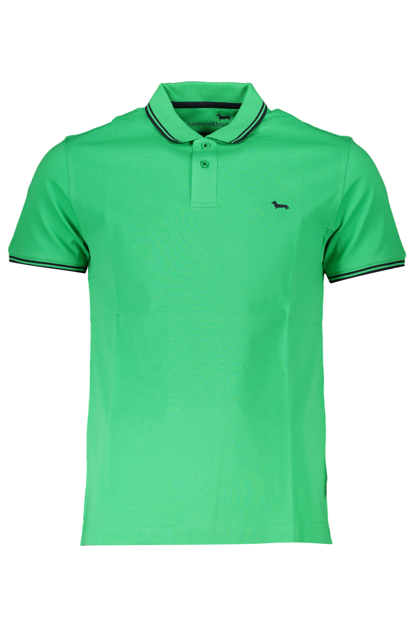 HARMONT & BLAINE GREEN MEN SHORT SLEEVED POLO SHIRT HARMONT & BLAINE GREEN MEN SHORT SLEEVED POLO SHIRT
